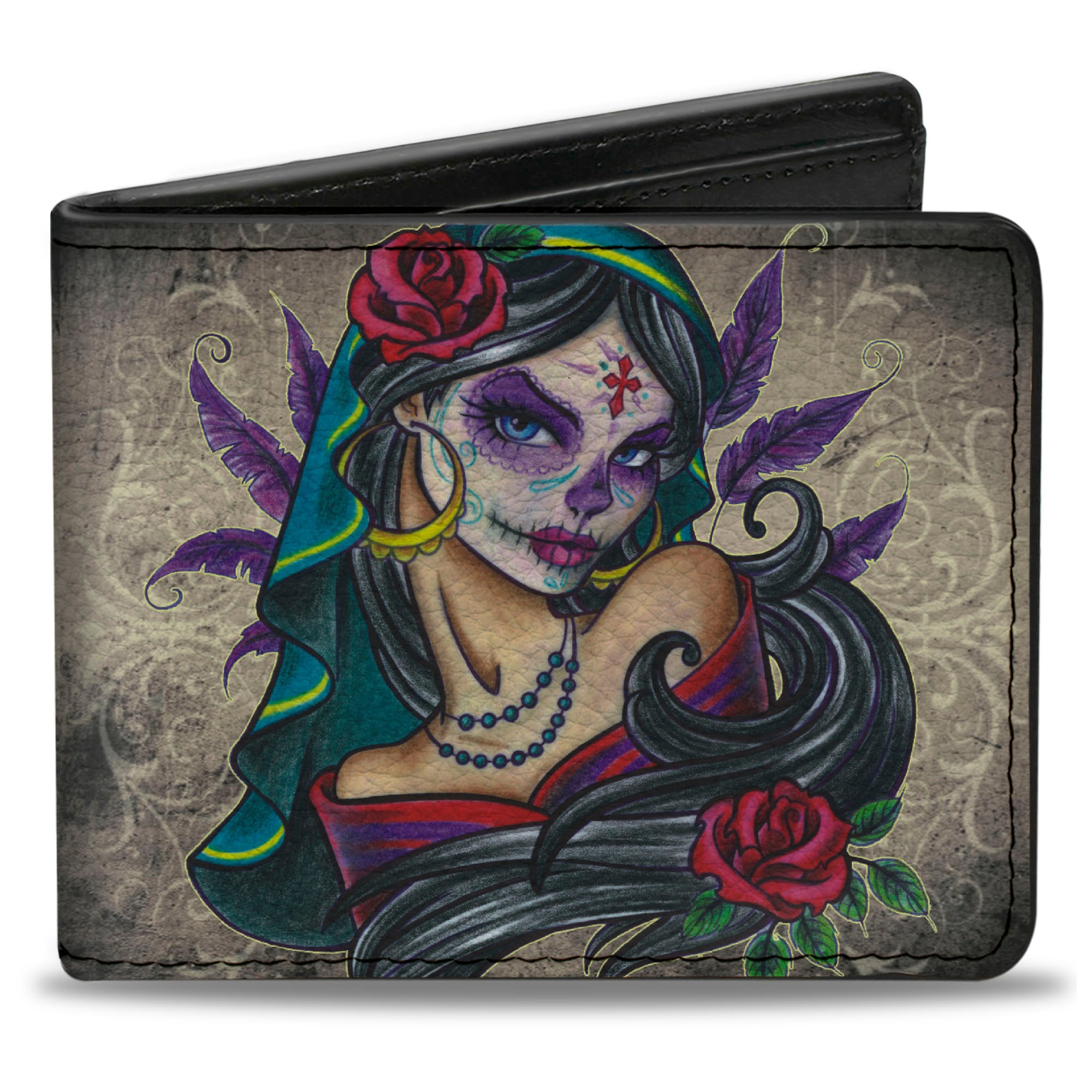 Bi-Fold Wallet - Muerta Bi-Fold Wallets Sexy Ink Girls