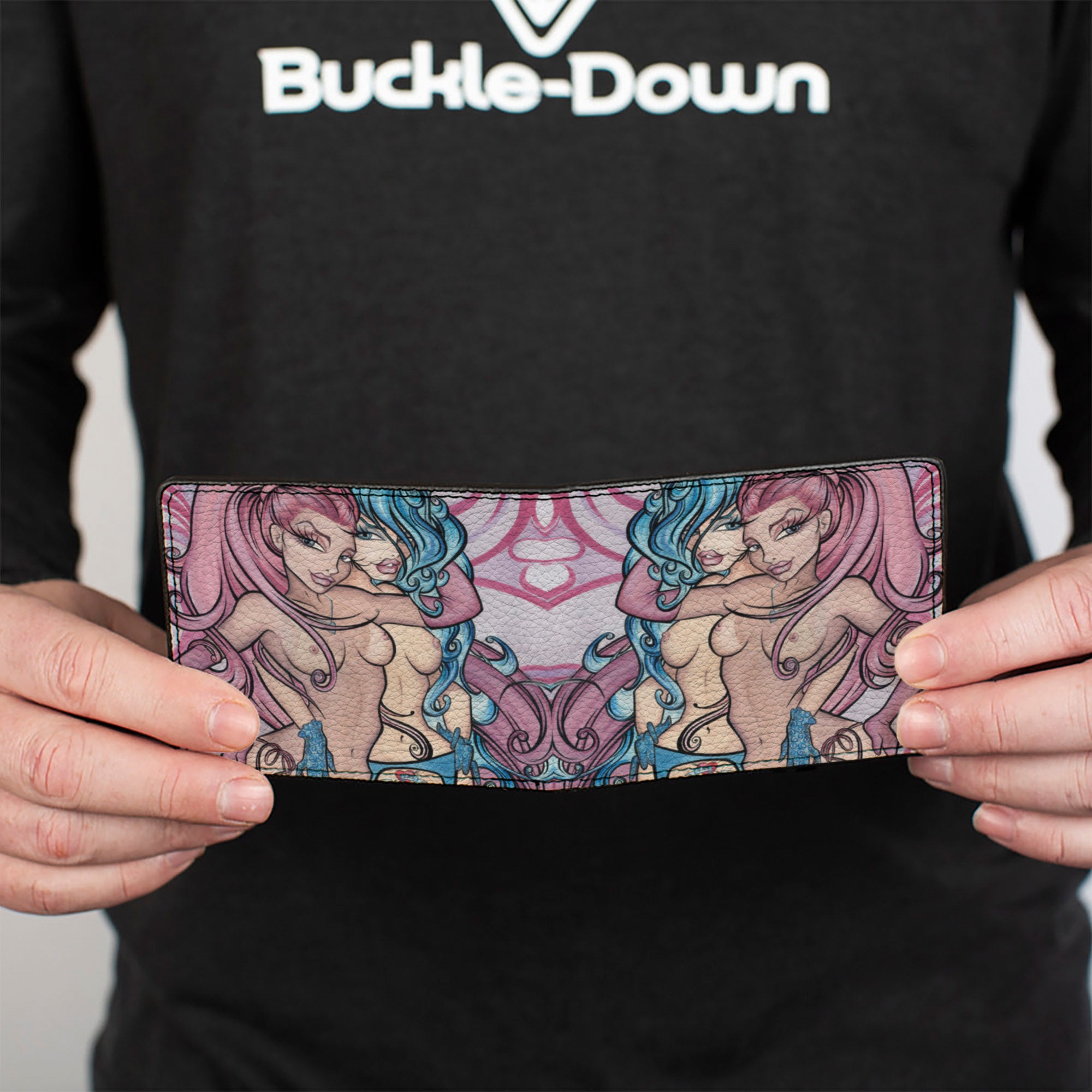 Bi-Fold Wallet - No Glove, No Love Bi-Fold Wallets Sexy Ink Girls