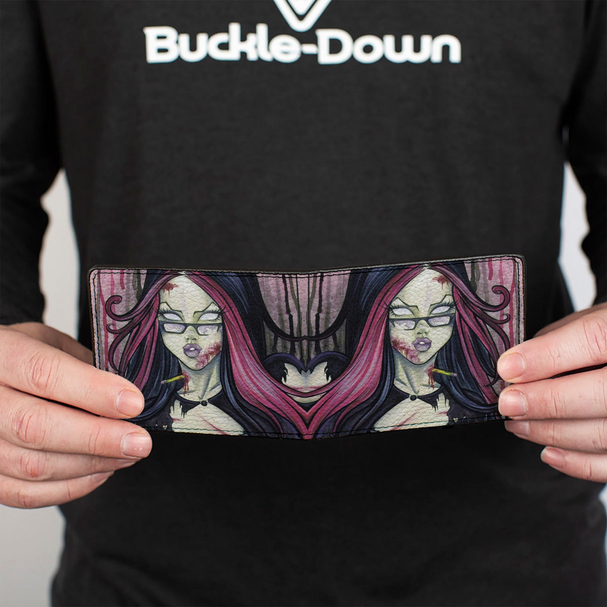 Bi-Fold Wallet - Zombie Bi-Fold Wallets Sexy Ink Girls