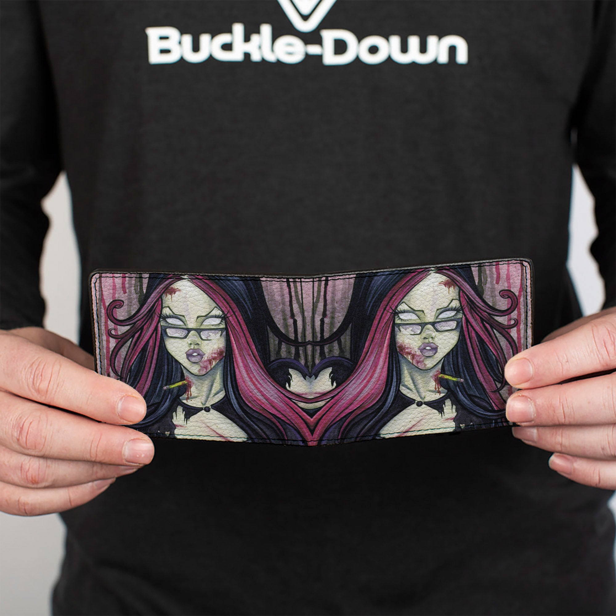 Bi-Fold Wallet - Zombie Bi-Fold Wallets Sexy Ink Girls