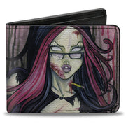 Bi-Fold Wallet - Zombie Bi-Fold Wallets Sexy Ink Girls