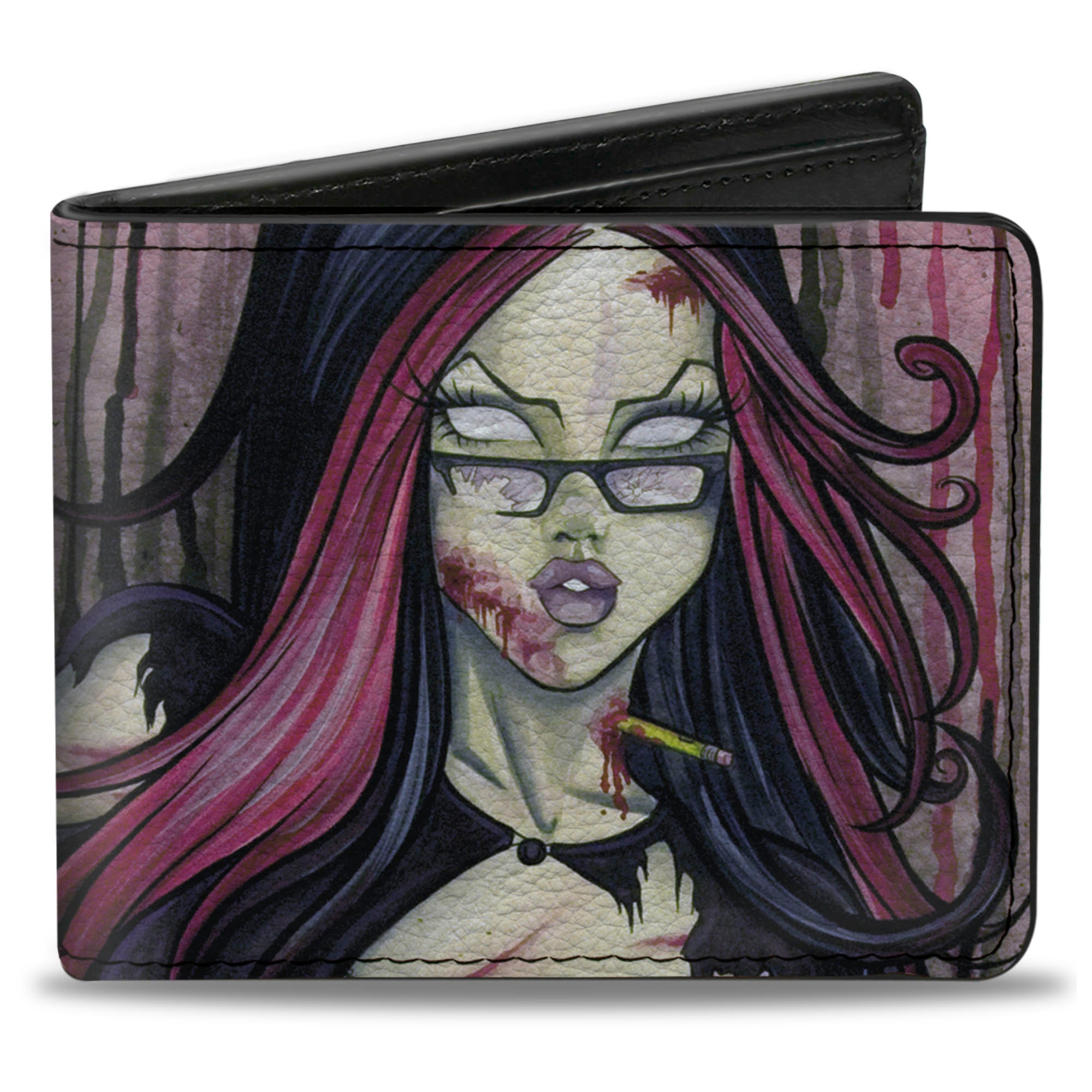 Bi-Fold Wallet - Zombie Bi-Fold Wallets Sexy Ink Girls