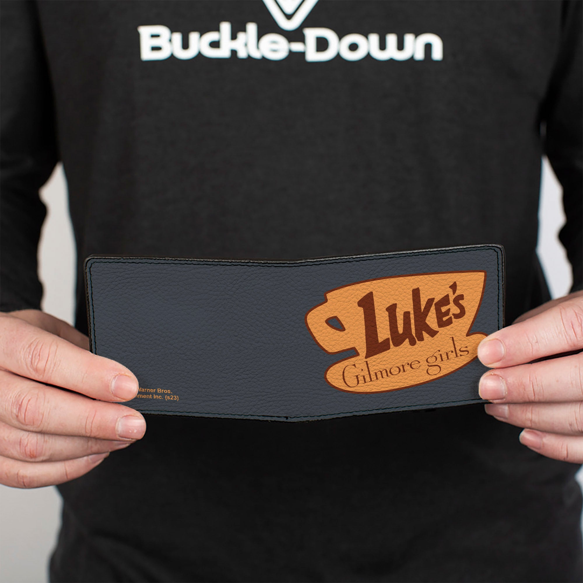 Bi-Fold Wallet - GILMORE GIRLS LUKE'S Coffee Cup Icon Gray/Browns Bi-Fold Wallets Gilmore Girls