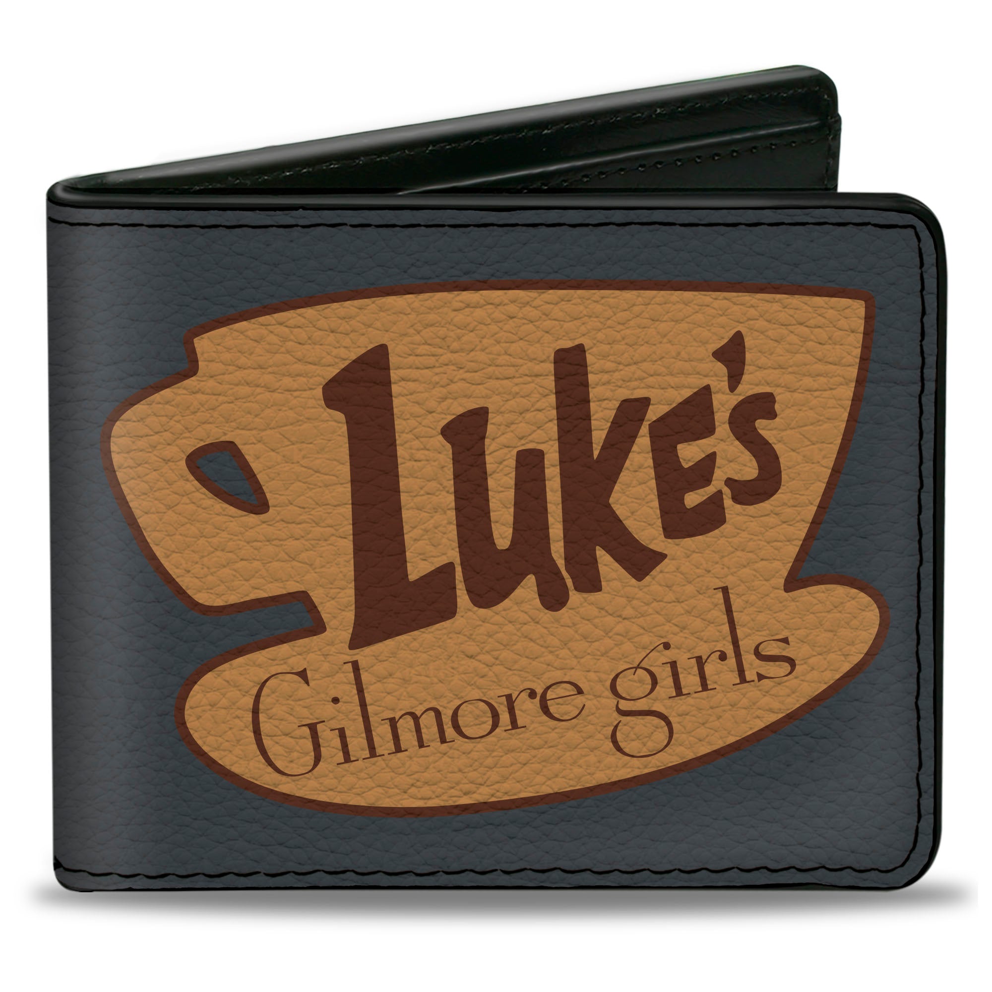 Bi-Fold Wallet - GILMORE GIRLS LUKE'S Coffee Cup Icon Gray/Browns Bi-Fold Wallets Gilmore Girls