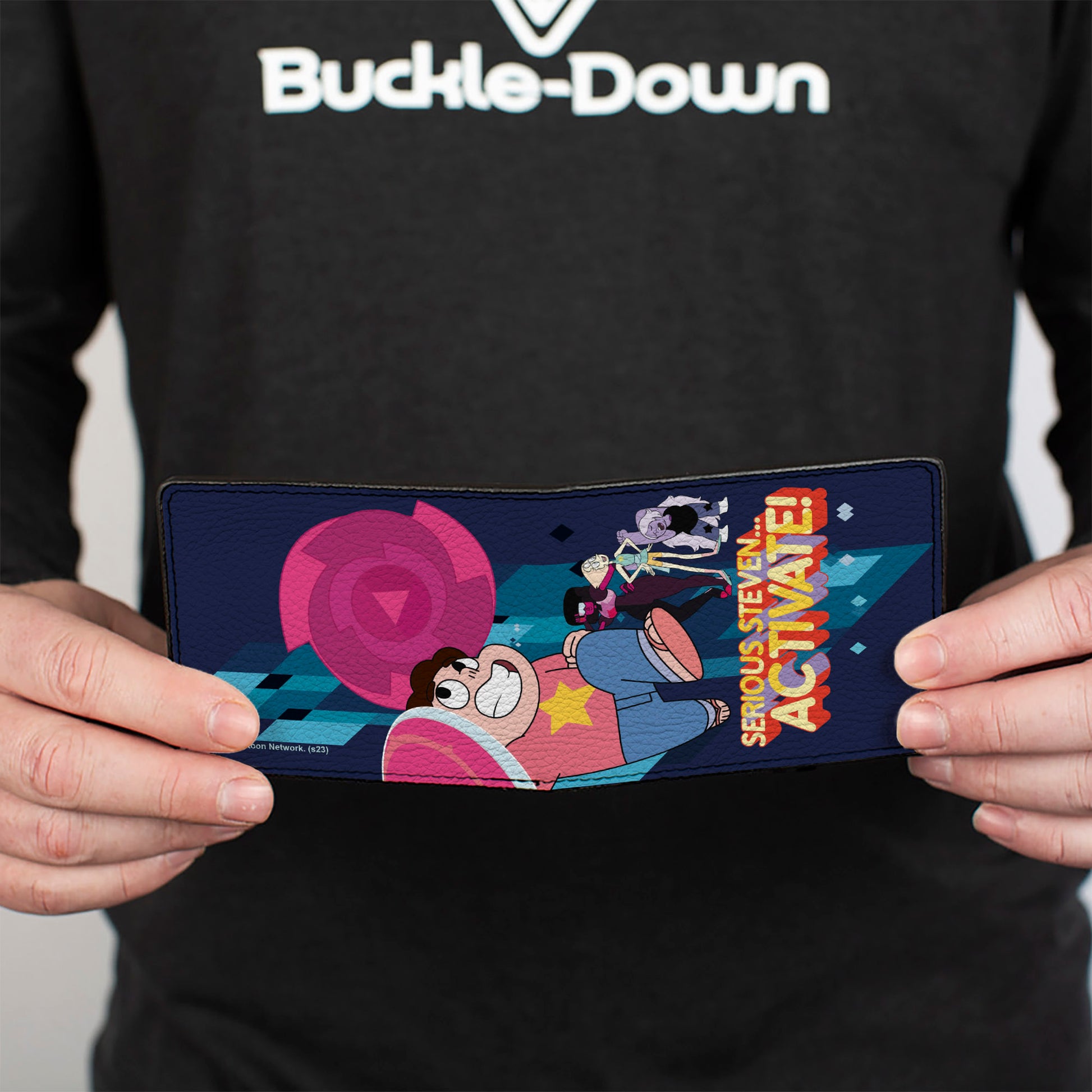 Bi-Fold Wallet - Steven Universe SERIOUS STEVEN…ACTIVATE Group Pose Blues Bi-Fold Wallets Steven Universe