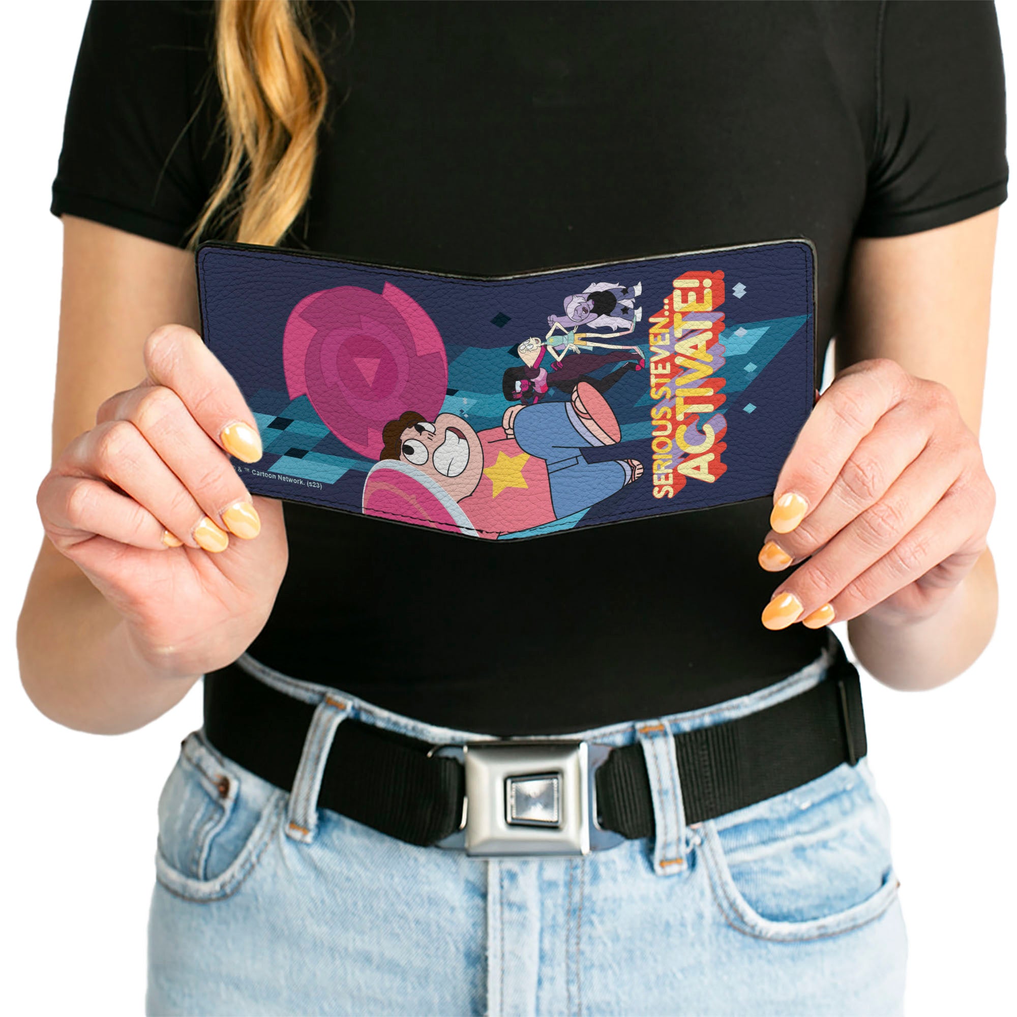 Bi-Fold Wallet - Steven Universe SERIOUS STEVEN…ACTIVATE Group Pose Blues Bi-Fold Wallets Steven Universe