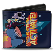 Bi-Fold Wallet - Steven Universe SERIOUS STEVEN…ACTIVATE Group Pose Blues Bi-Fold Wallets Steven Universe