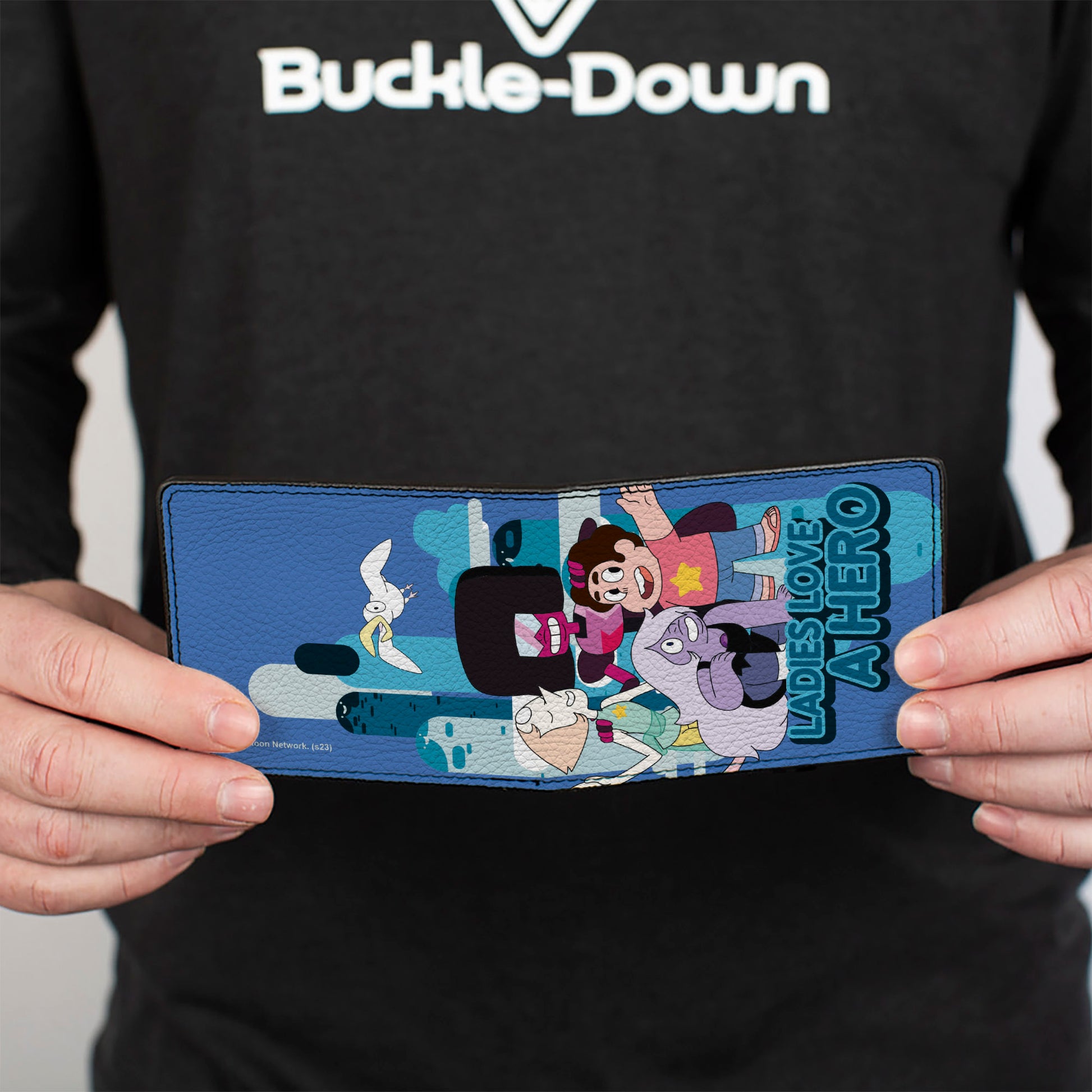 Bi-Fold Wallet - Steven Universe LADIES LOVE A HERO Group Pose Blues Bi-Fold Wallets Steven Universe