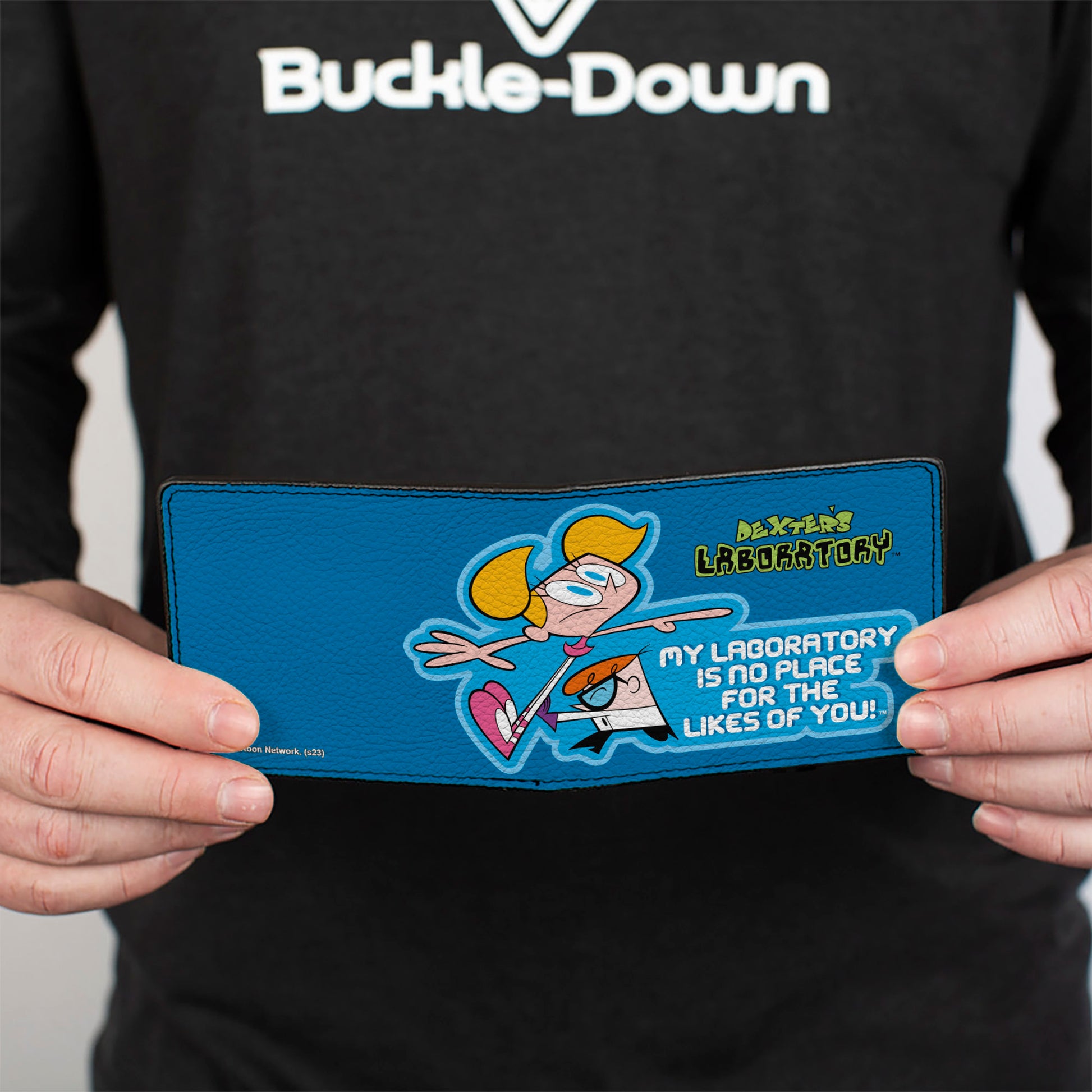 Bi-Fold Wallet - DEXTER'S LABORATORY Dexter and Dee Dee NO PLACE FOR THE LIKES OF YOU Pose Blues Bi-Fold Wallets Dexter's Laboratory