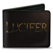 Bi-Fold Wallet - LUCIFER Title Logo Black/Gold Bi-Fold Wallets Lucifer