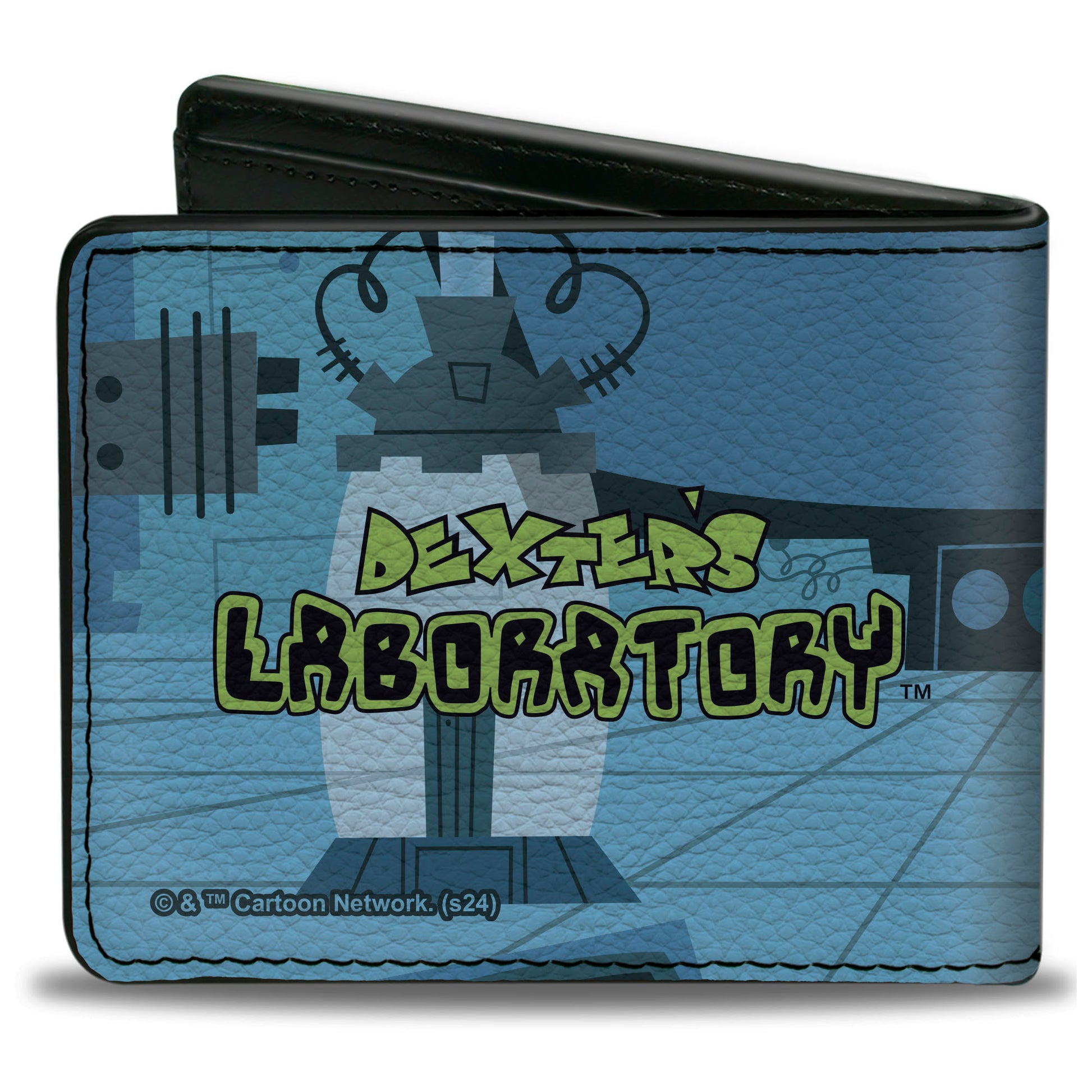 Bi-Fold Wallet - DEXTER'S LABORATORY Angry Pose and Title Logo Blues Bi-Fold Wallets Dexter's Laboratory
