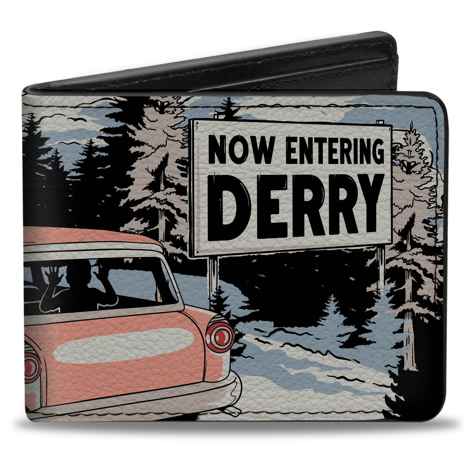 Bi-Fold Wallet - It Welcome to Derry NOW ENTERING Scenic View Bi-Fold Wallets IT
