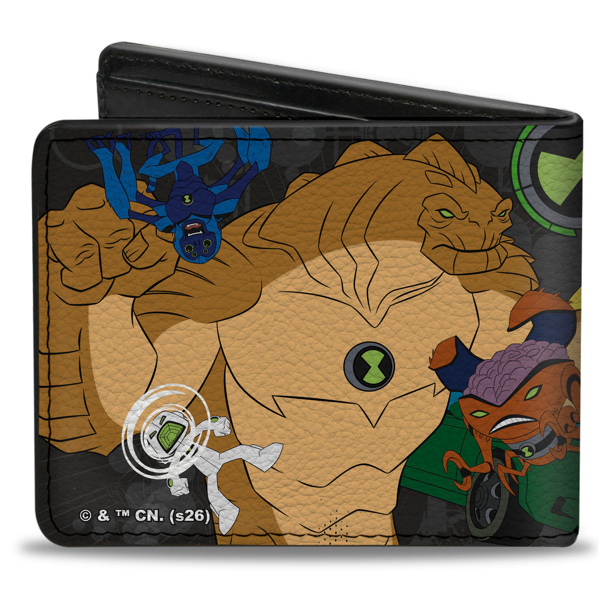 Bi-Fold Wallet - BEN 10 ALIEN FORCE Alien Transformation Group Pose and Title Logo Bi-Fold Wallets Ben 10