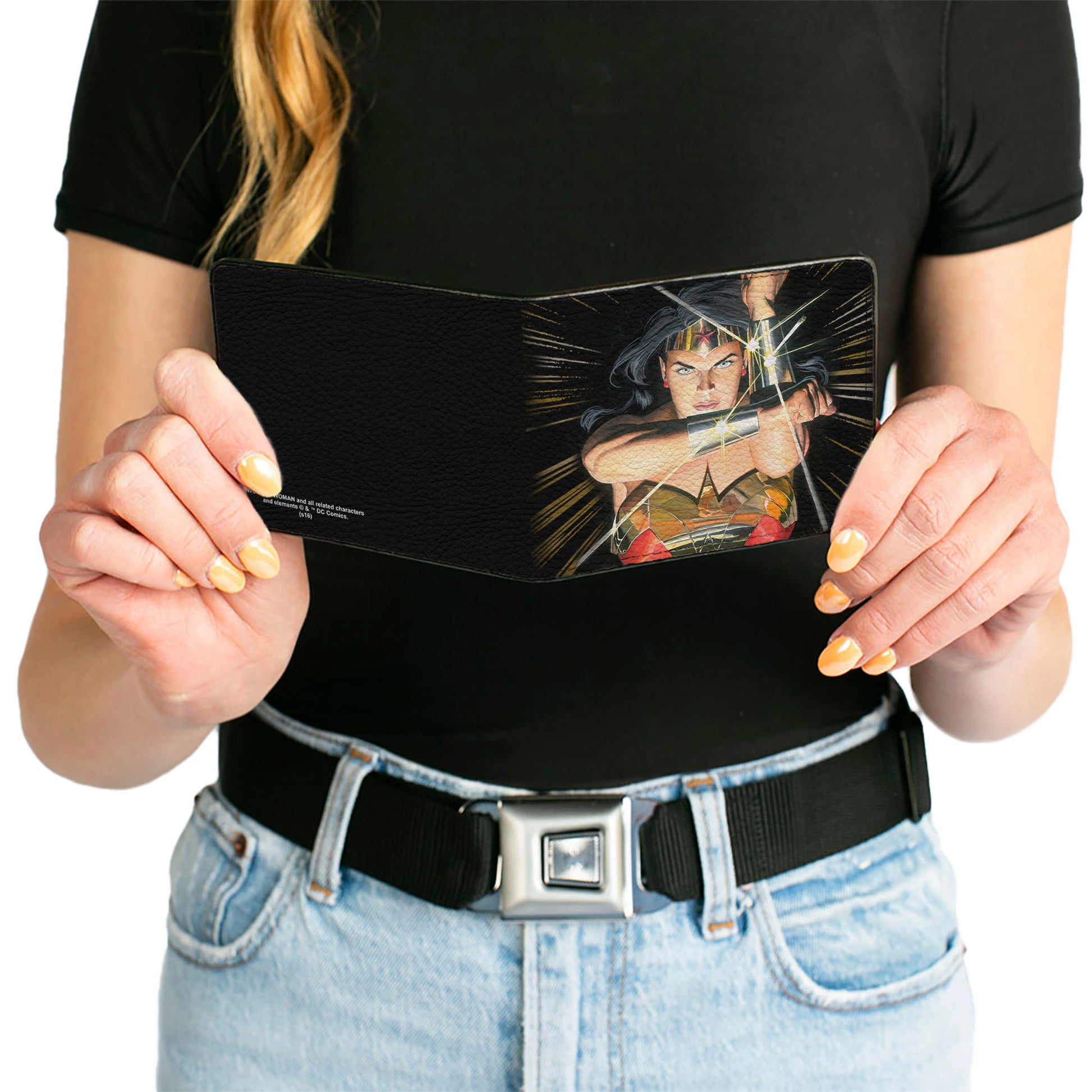 Bi-Fold Wallet - Wonder Woman Mythology Crossed Pose Bi-Fold Wallets DC Comics