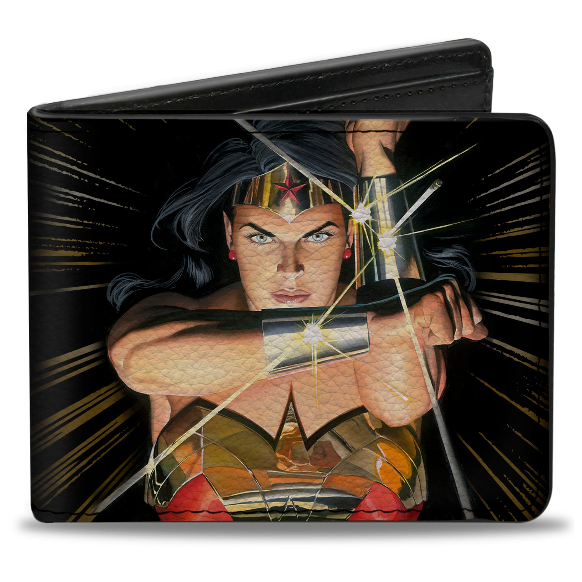 Bi-Fold Wallet - Wonder Woman Mythology Crossed Pose Bi-Fold Wallets DC Comics