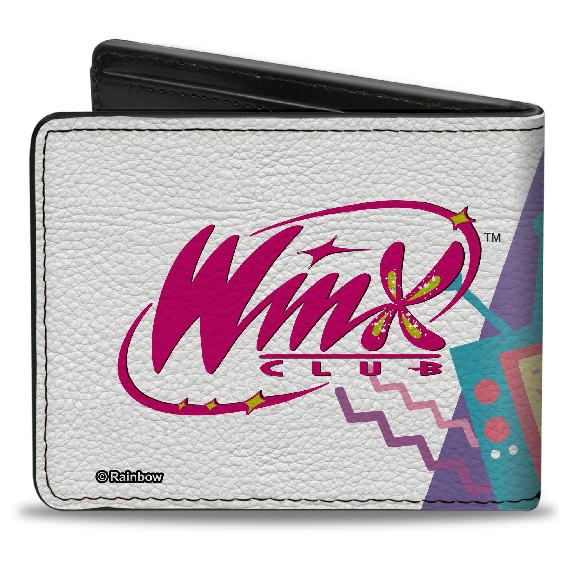Bi-Fold Wallet - WINX CLUB Character Group Pose and Title Logo White/Multi Color Bi-Fold Wallets Spy x Family