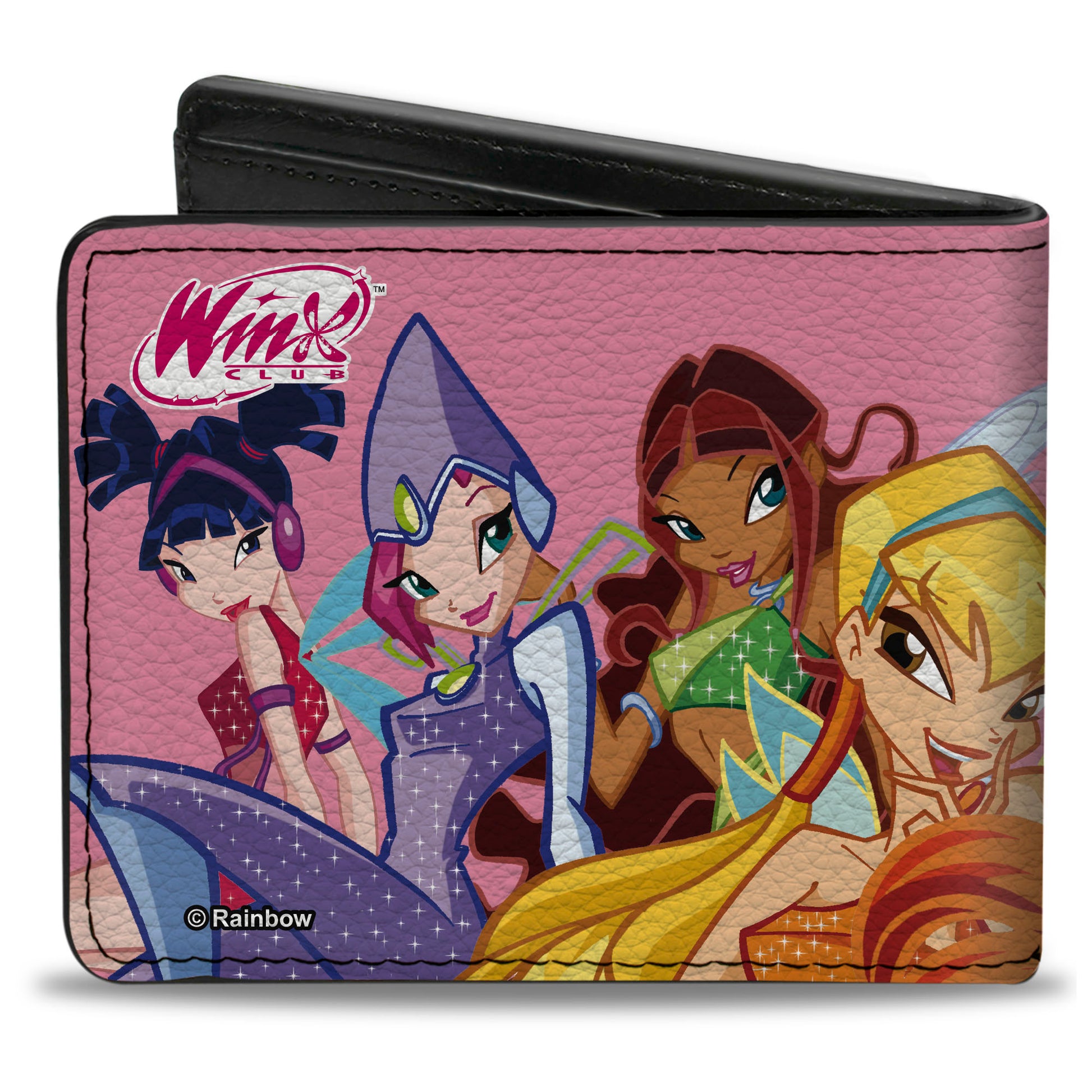 Bi-Fold Wallet - Winx Club Fairies Character Group Pose Pink Bi-Fold Wallets Spy x Family