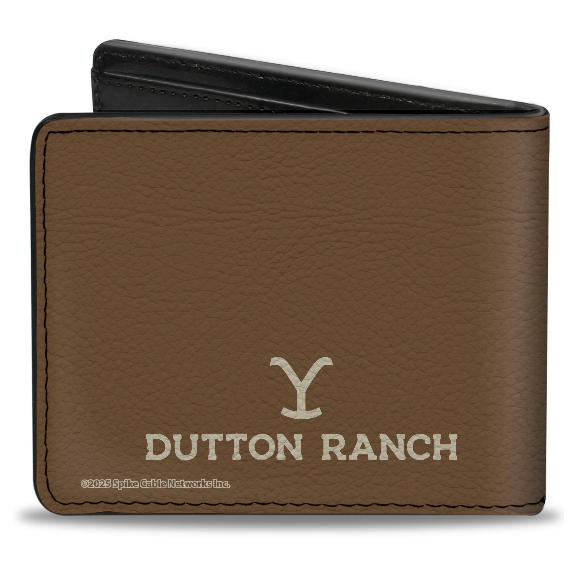 Bi-Fold Wallet - Yellowstone RIDE FOR THE BRAND DUTTON RANCH Brown/White Bi-Fold Wallets Yellowstone