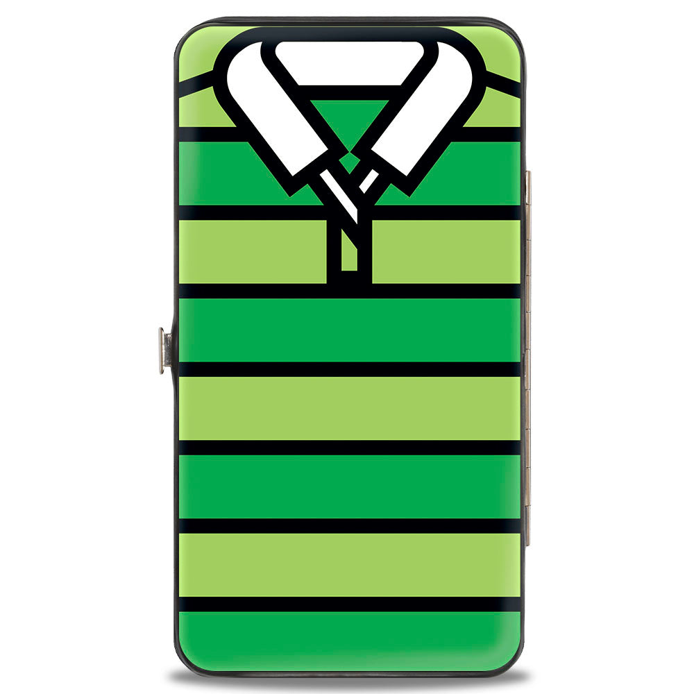 Hinged Wallet - Blue's Clues Steve's Handy Dandy Notebook Thinking Chair + Stripes Paw Greens Red Blue Hinged Wallets Blue's Clues