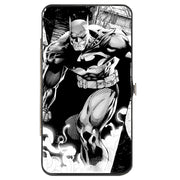 Hinged Wallet - Batman Jim Lee Hush Chain and Grappling Hook Pencils White/Black Hinged Wallets DC Comics