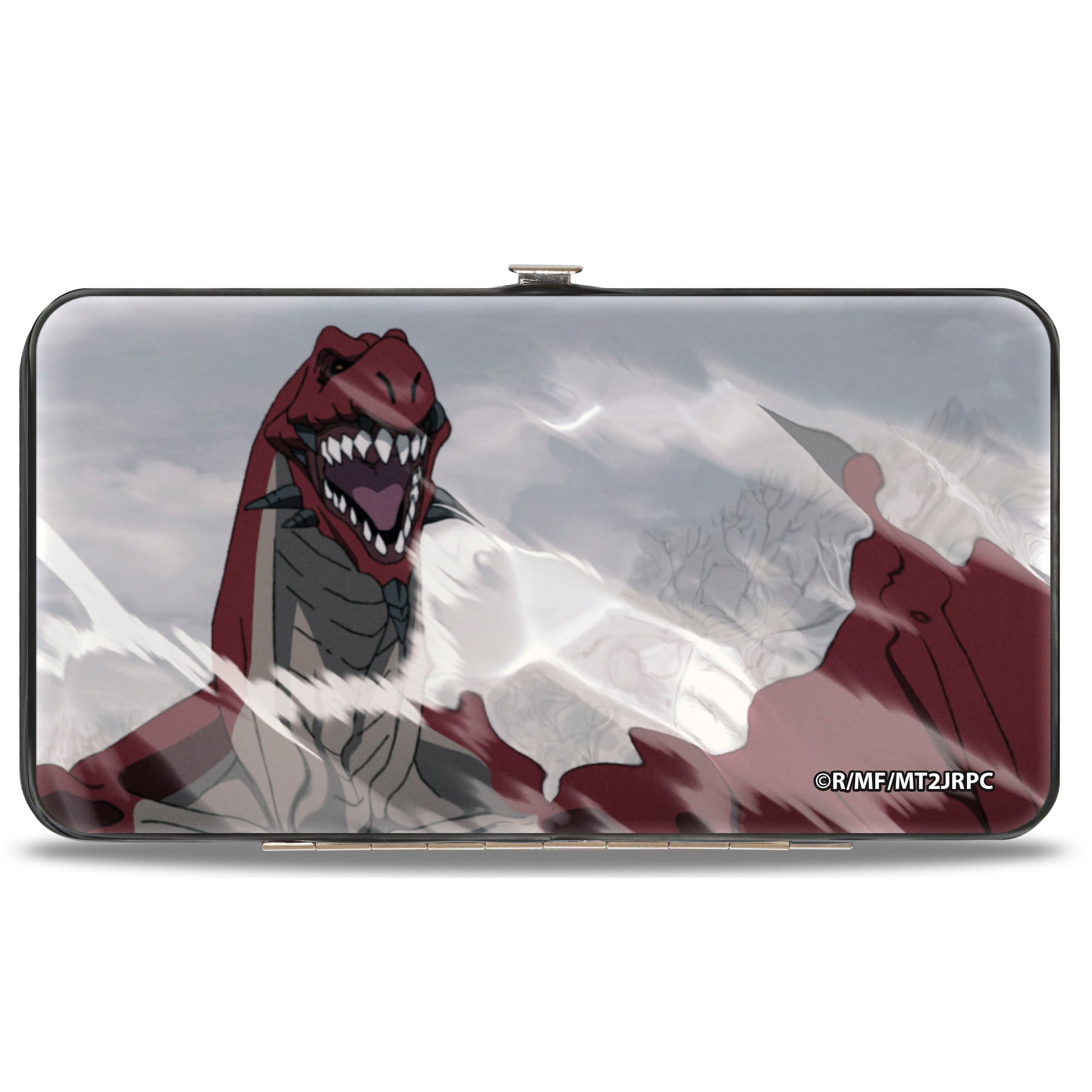Hinged Wallet - MUSHOKU TENSEI Red Dragon Poses and Title Logo Hinged Wallets Mushoku Tensei Jobless Reincarnation