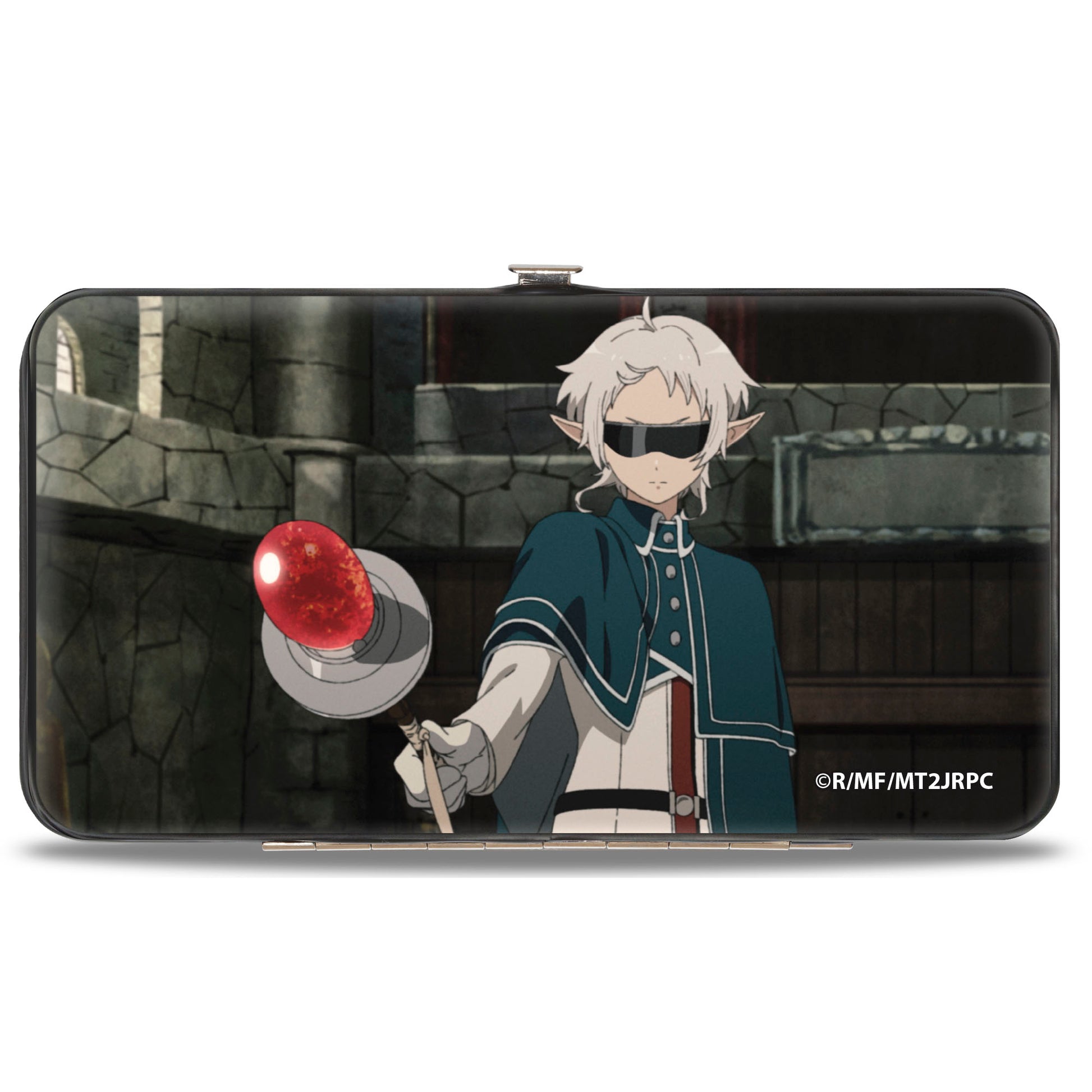 Hinged Wallet - Mushoku Tensei Rudeus Greyrat and Fitz Duel Scene Hinged Wallets Mushoku Tensei Jobless Reincarnation