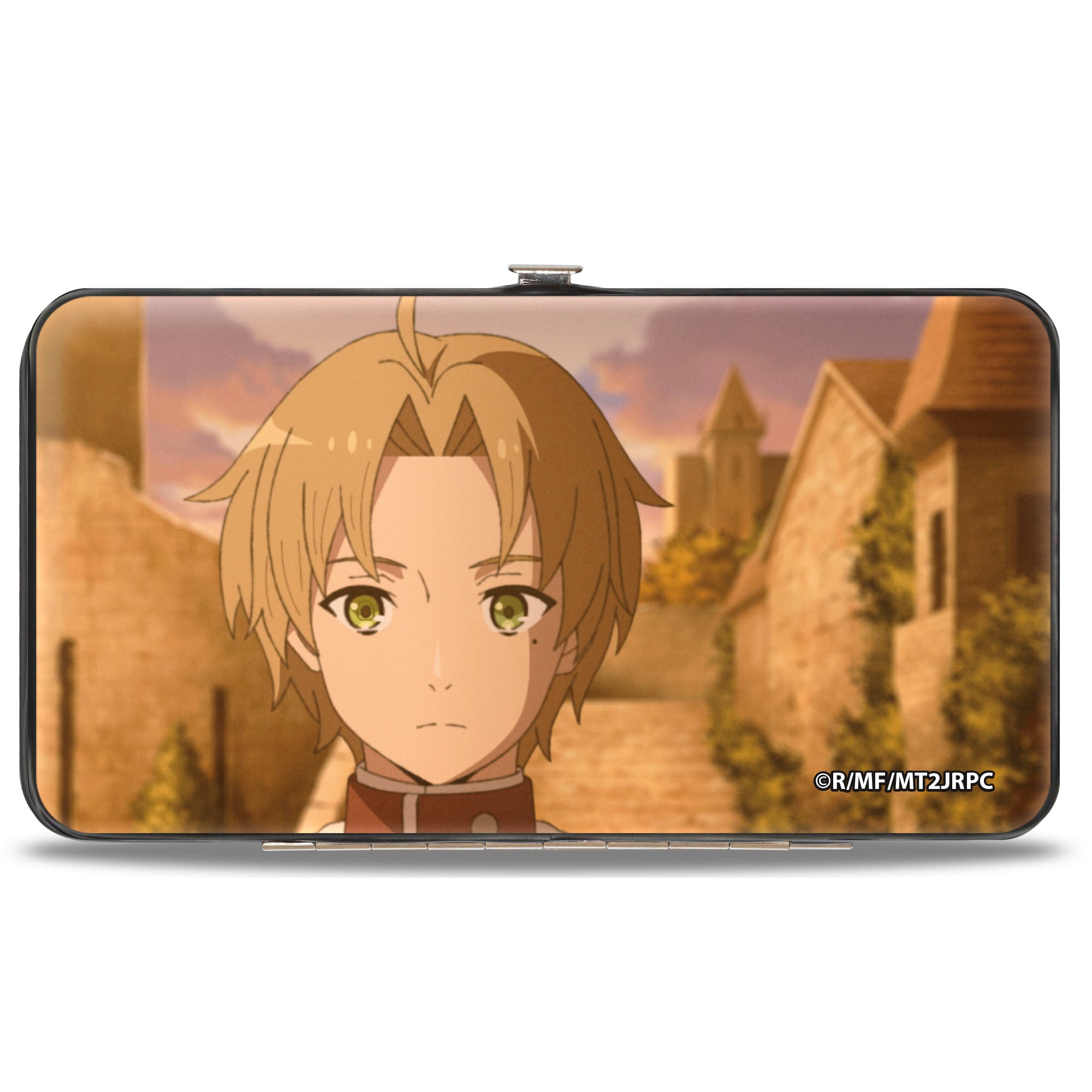 Hinged Wallet - Mushoku Tensei Rudeus Greyrat and Fitz Poses Hinged Wallets Mushoku Tensei Jobless Reincarnation