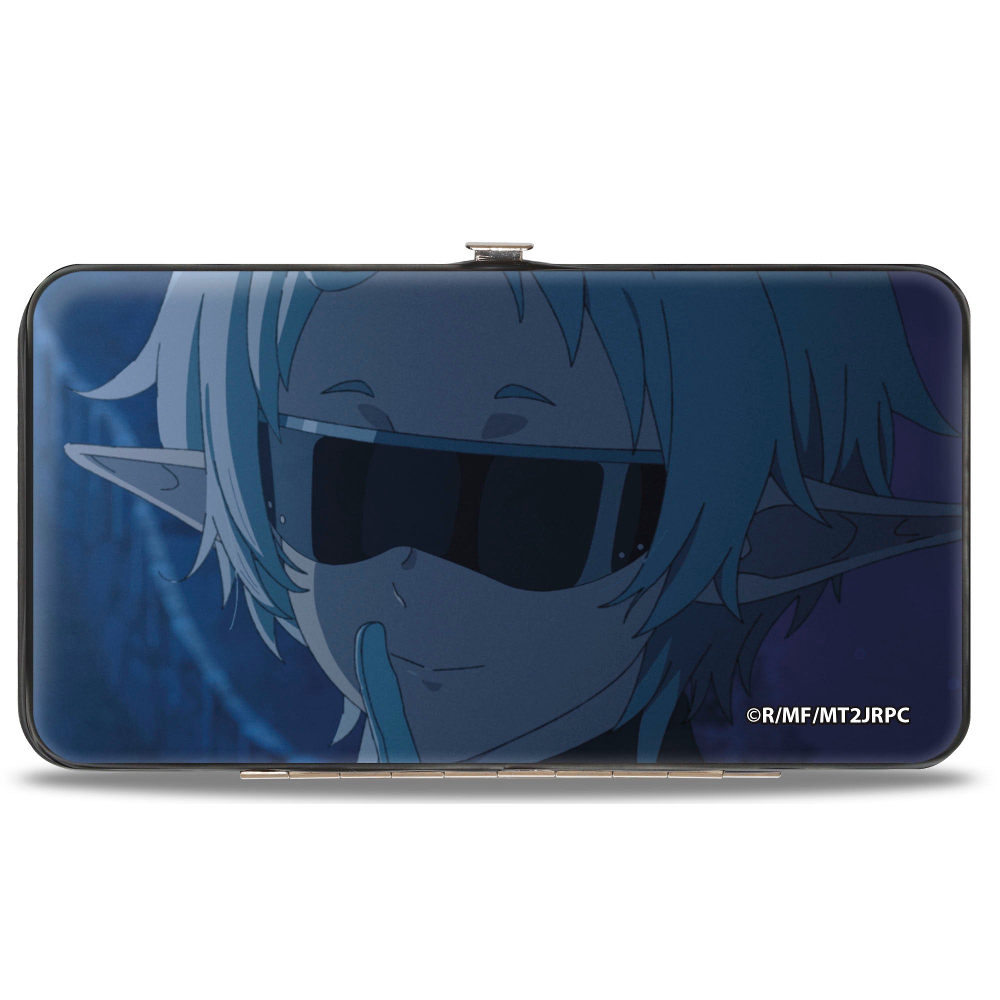 Hinged Wallet - MUSHOKU TENSEI Rudeus Greyrat and Fitz Close-Up Faces Blues Hinged Wallets Mushoku Tensei Jobless Reincarnation