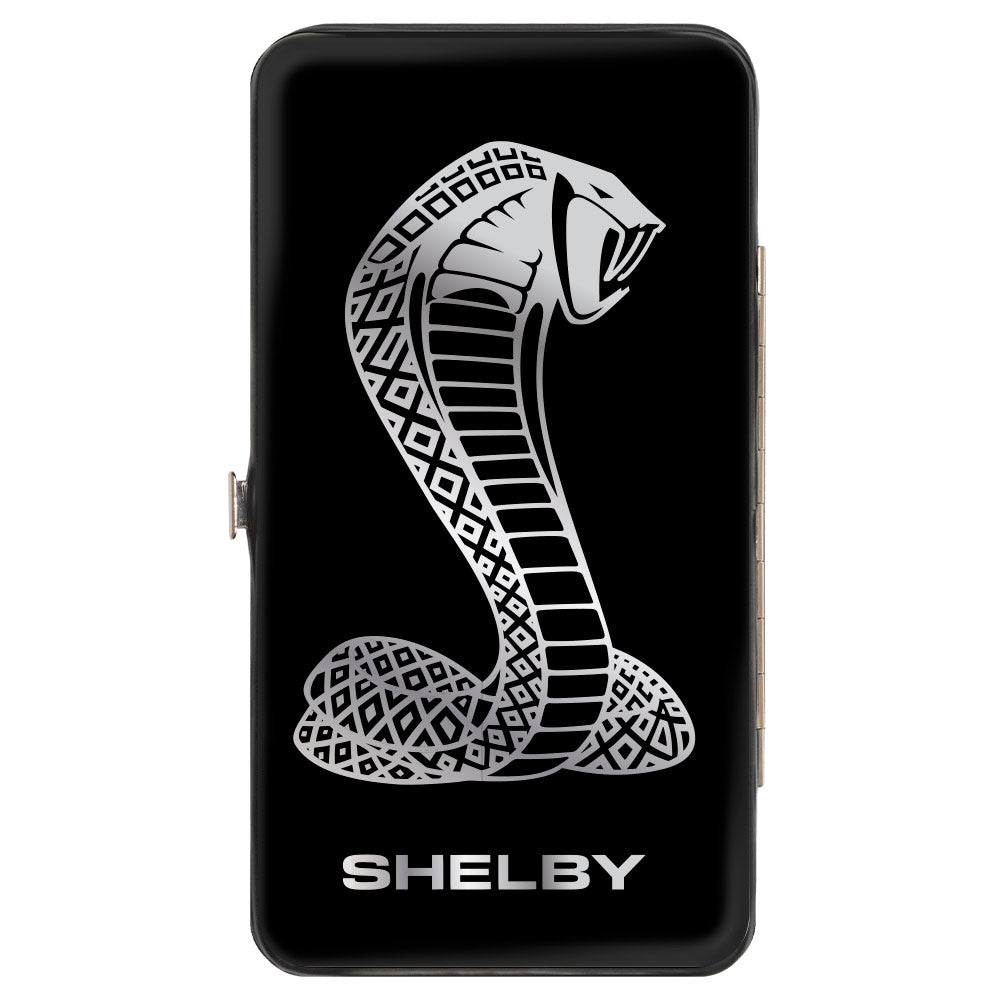 Hinged Wallet - Super Snake Cobra SHELBY Black Silvers Hinged Wallets Shelby