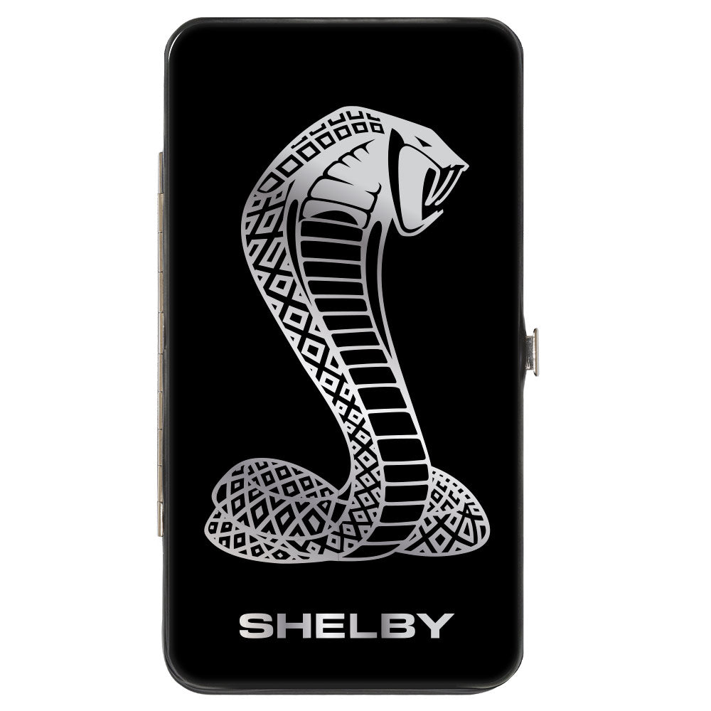 Hinged Wallet - Super Snake Cobra SHELBY Black Silvers Hinged Wallets Shelby