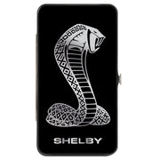 Hinged Wallet - Super Snake Cobra SHELBY Black Silvers Hinged Wallets Shelby