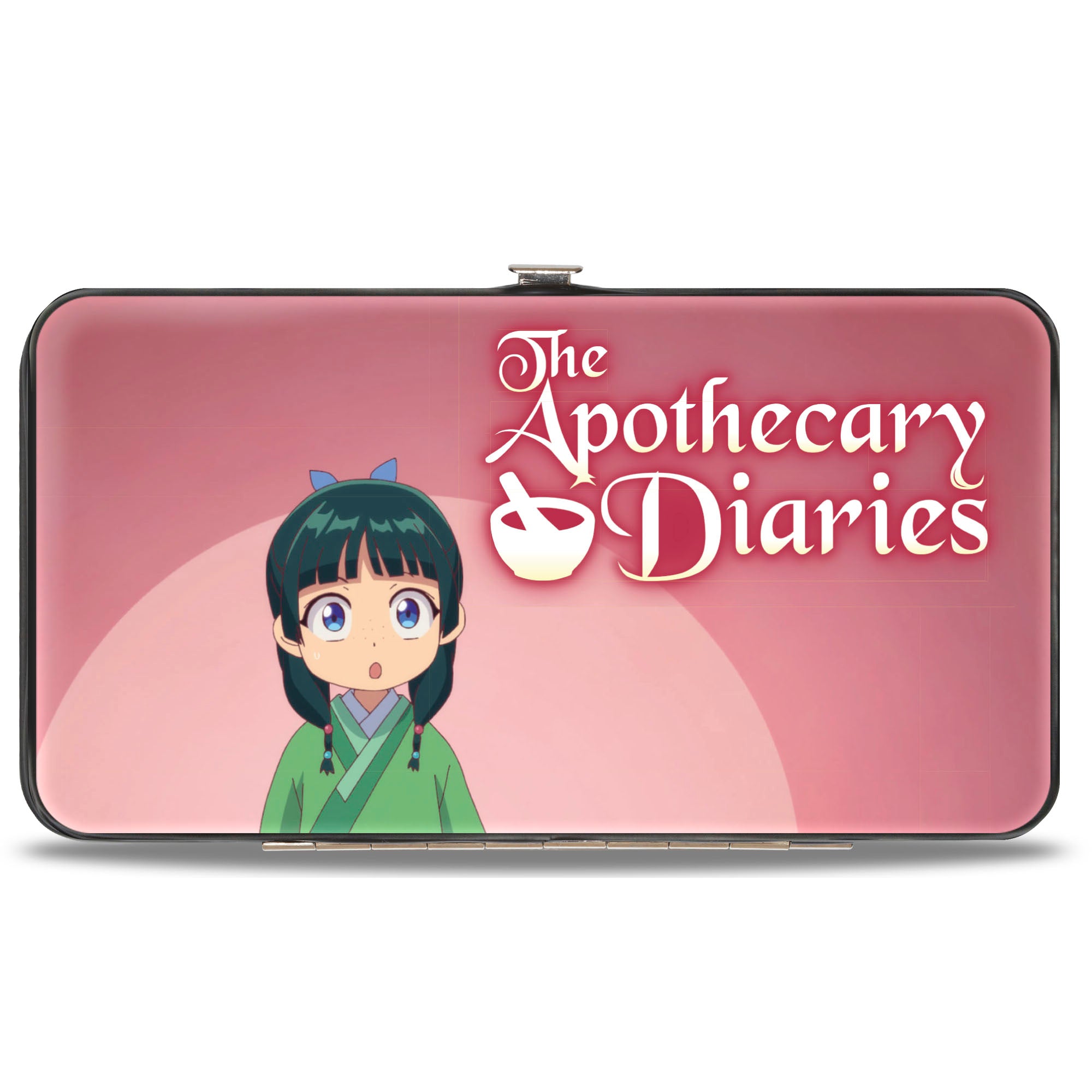 Hinged Wallet - THE APOTHECARY DIARIES Chibi Maomao Poses Pinks/Greens Hinged Wallets The Apothecary Diaries