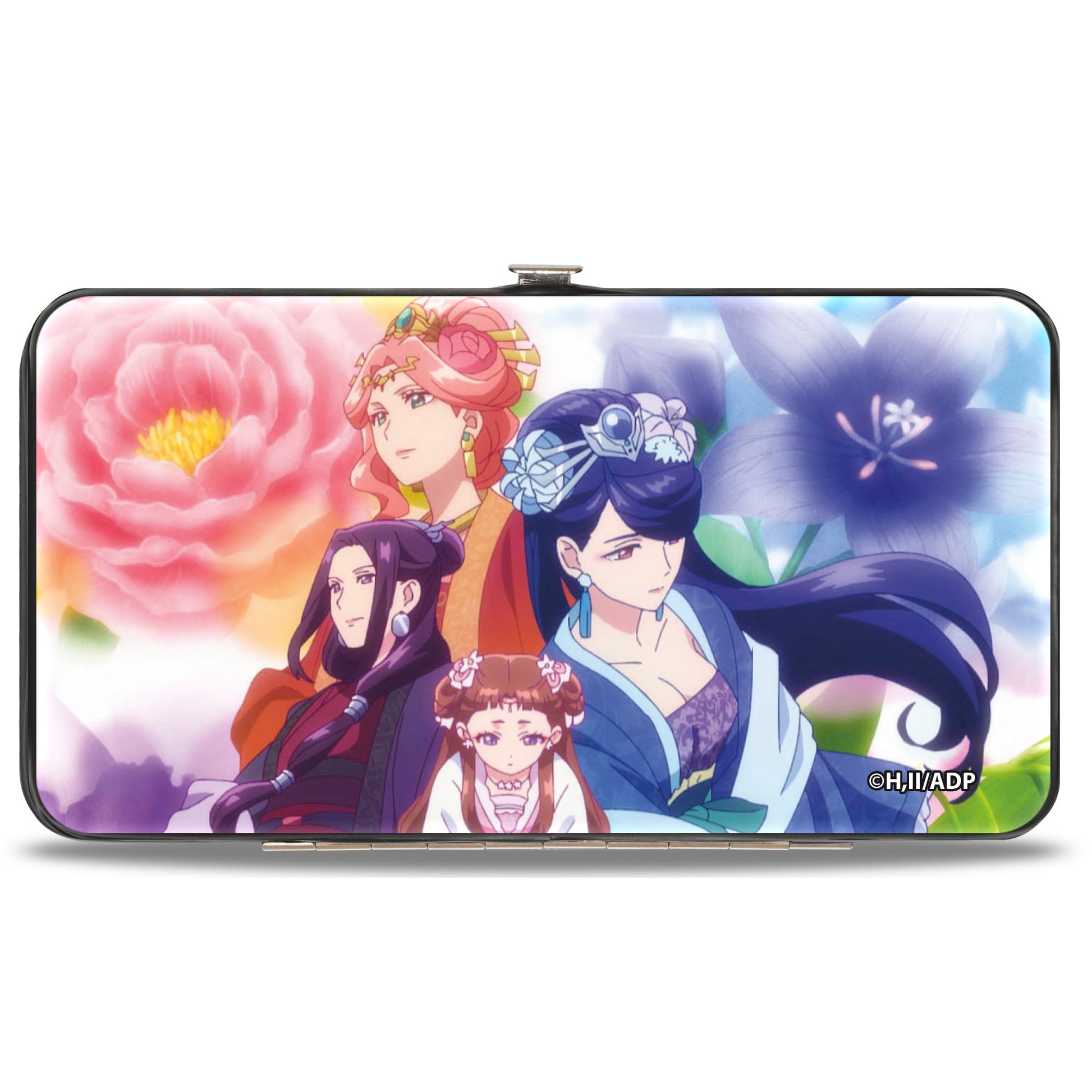 Hinged Wallet - THE APOTHECARY DIARIES Maomao Pose with High Consorts Pose and Flowers Hinged Wallets The Apothecary Diaries