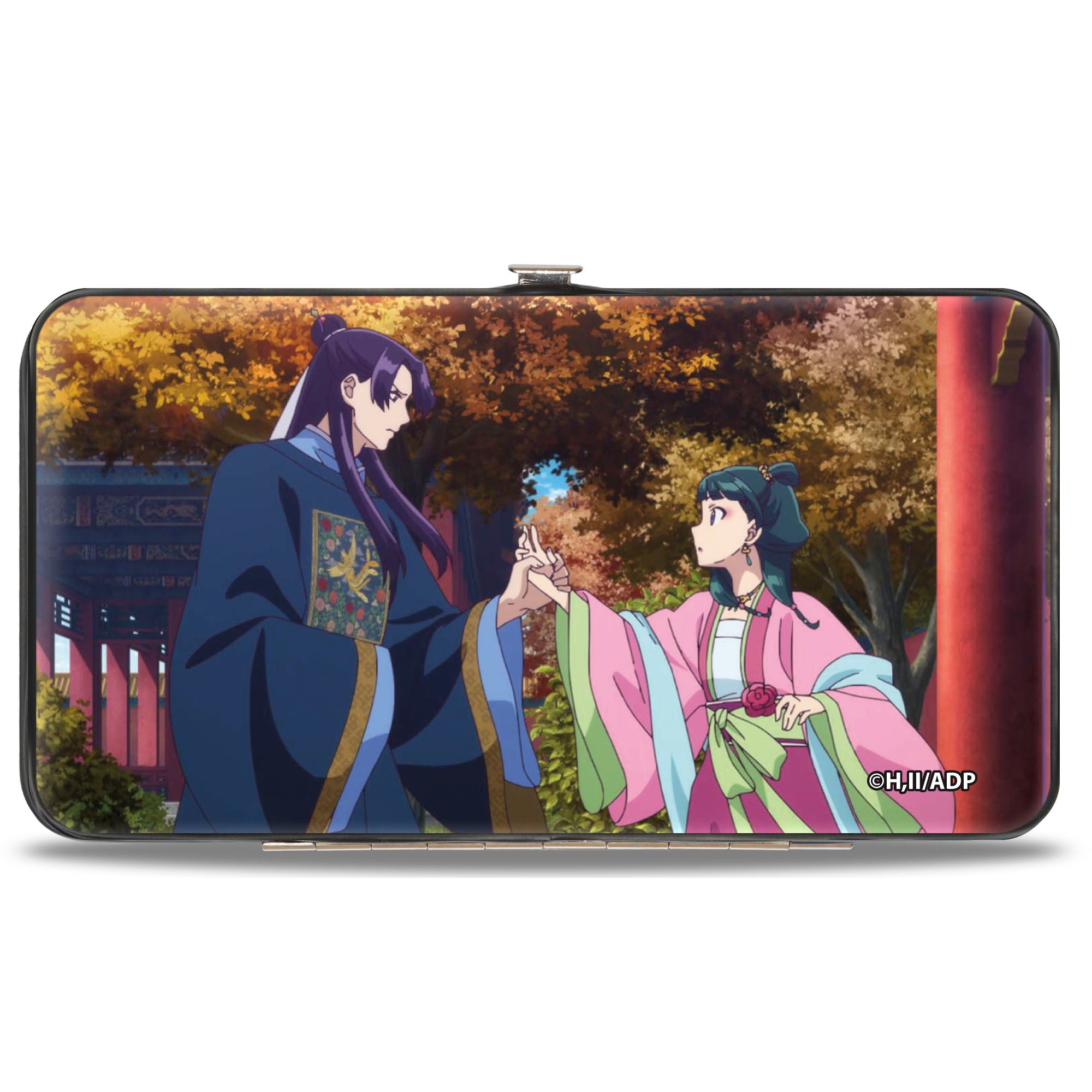 Hinged Wallet - THE APOTHECARY DIARIES Maomao and Jinshi Poses Hinged Wallets The Apothecary Diaries