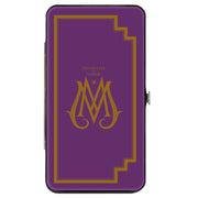 Hinged Wallet - Fantastic Beasts The Crimes of Grindelwald MINISTRY OF MAGIC Icon + VISITOR Pass Purple Gold Multi Color Hinged Wallets Fantastic Beasts and Where to Find Them