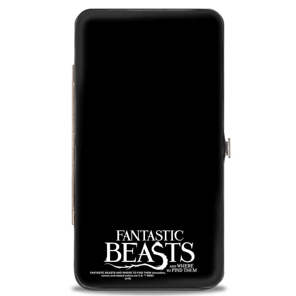 Hinged Wallet - FANTASTIC BEASTS AND WHERE TO FIND THEM MAGICAL EXPOSURE THREAT LEVEL Meter Black White Multi Color Hinged Wallets Fantastic Beasts and Where to Find Them