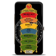 Hinged Wallet - FANTASTIC BEASTS AND WHERE TO FIND THEM MAGICAL EXPOSURE THREAT LEVEL Meter Black White Multi Color Hinged Wallets Fantastic Beasts and Where to Find Them