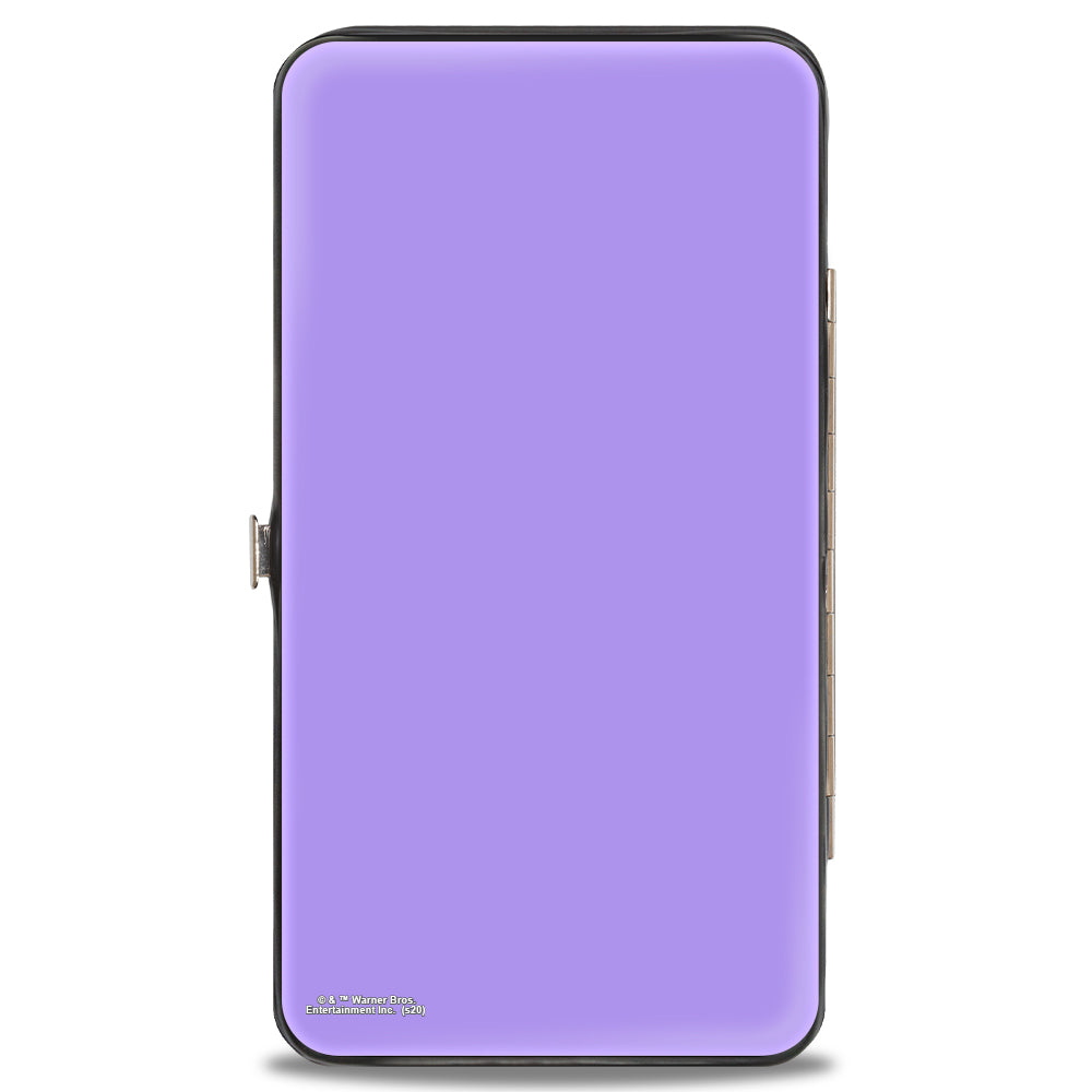 Hinged Wallet - FRIENDS Monica's Peephole Picture Frame Purple Yellow Hinged Wallets Friends