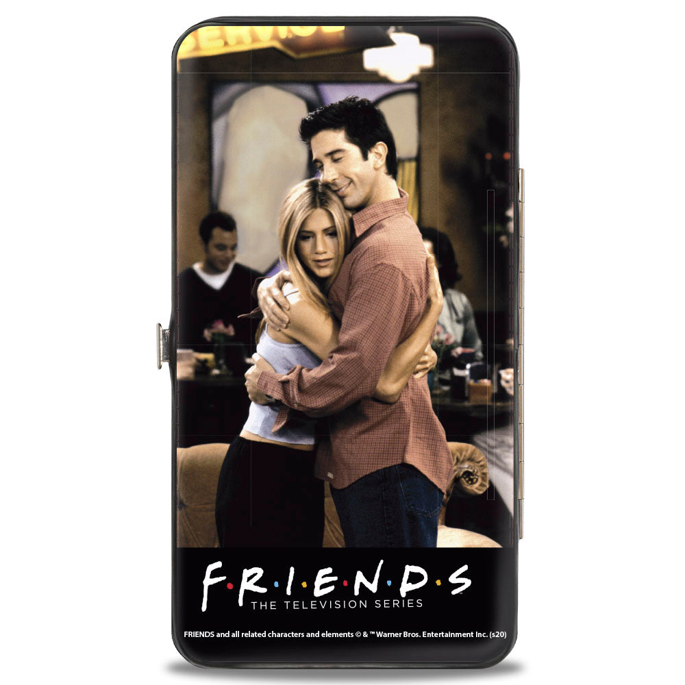 Hinged Wallet - FRIENDS Joey and Chandler Party Hat Pose + Rachel and Ross Hugging Pose Hinged Wallets Friends