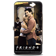Hinged Wallet - FRIENDS Joey and Chandler Party Hat Pose + Rachel and Ross Hugging Pose Hinged Wallets Friends