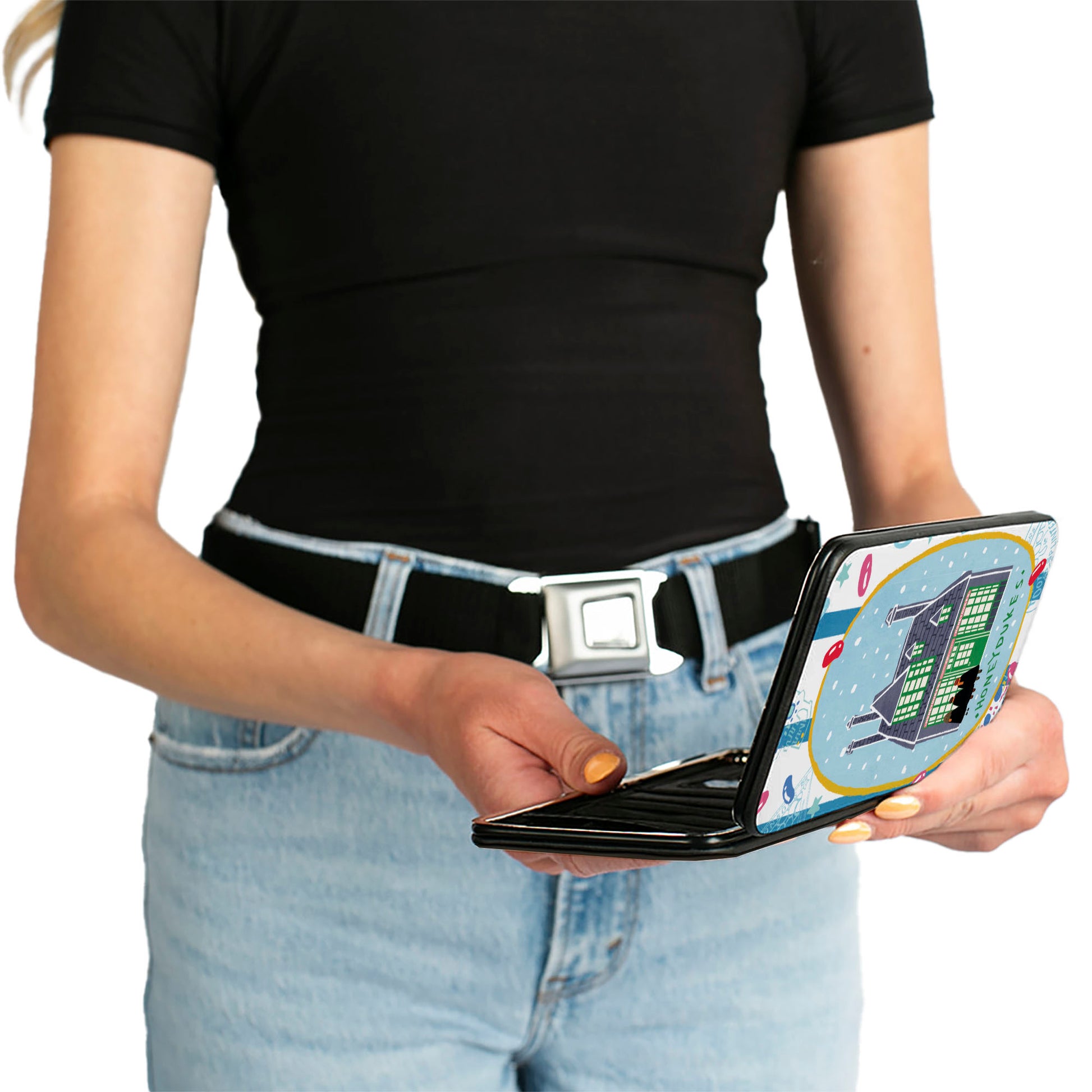 Hinged Wallet - Harry Potter HONEYDUKES Group Storefront Scene and Icons Hinged Wallets Harry Potter