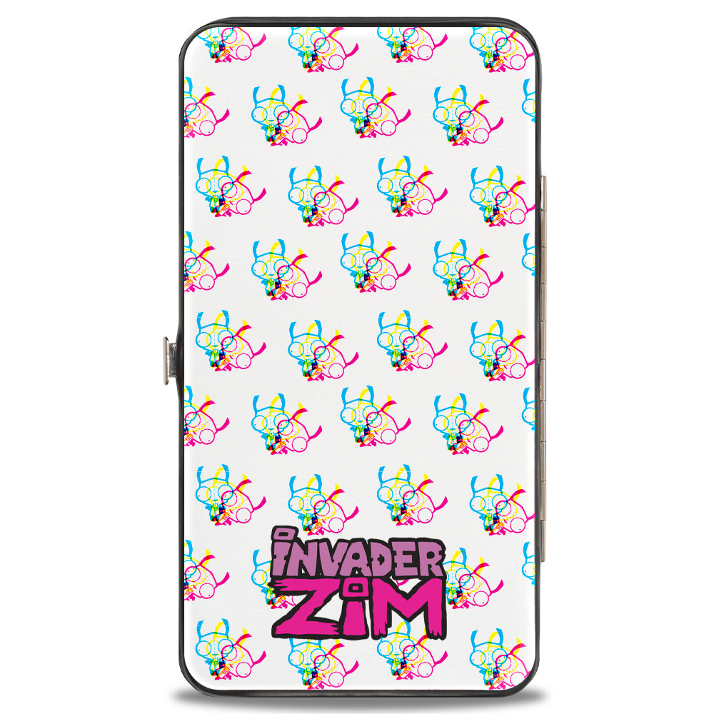 Hinged Wallet - INVADER ZIM Rule the World Pose White/Multi Color Hinged Wallets Invader Zim