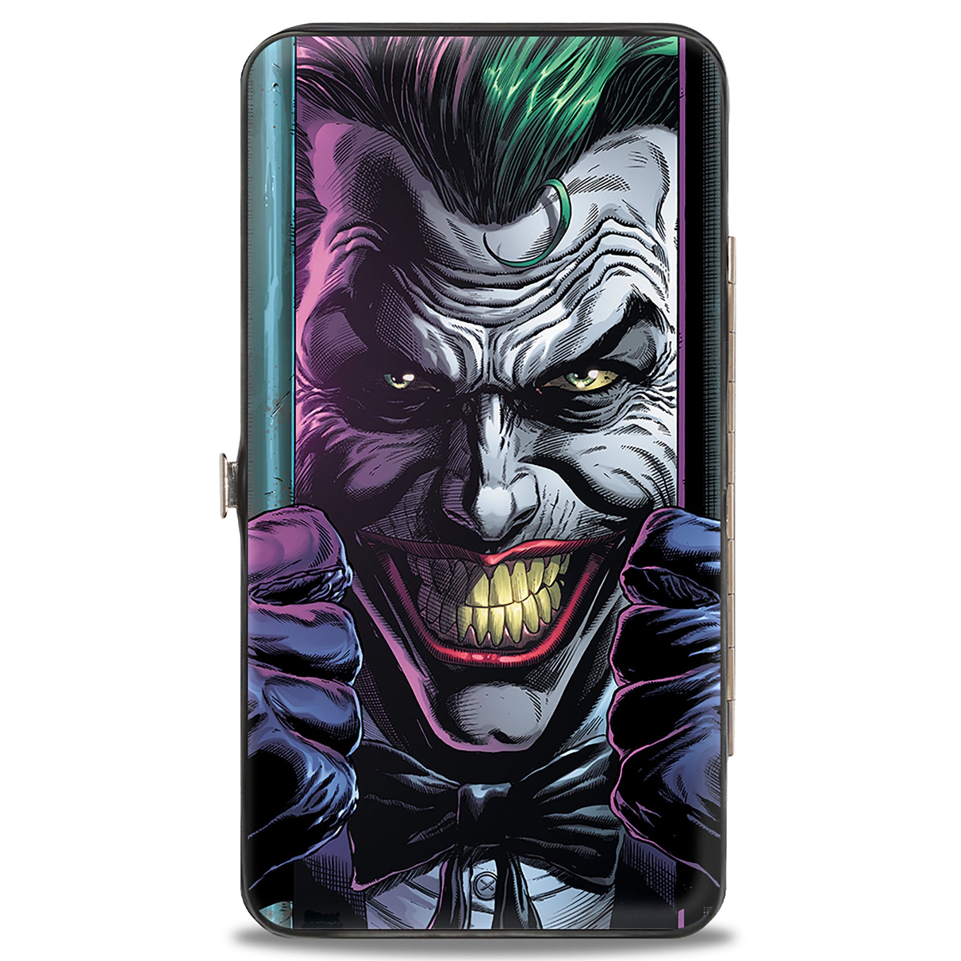 Hinged Wallet - Batman Versus Joker Three Jokers Behind Bars Variant Comic Book Cover Hinged Wallets DC Comics