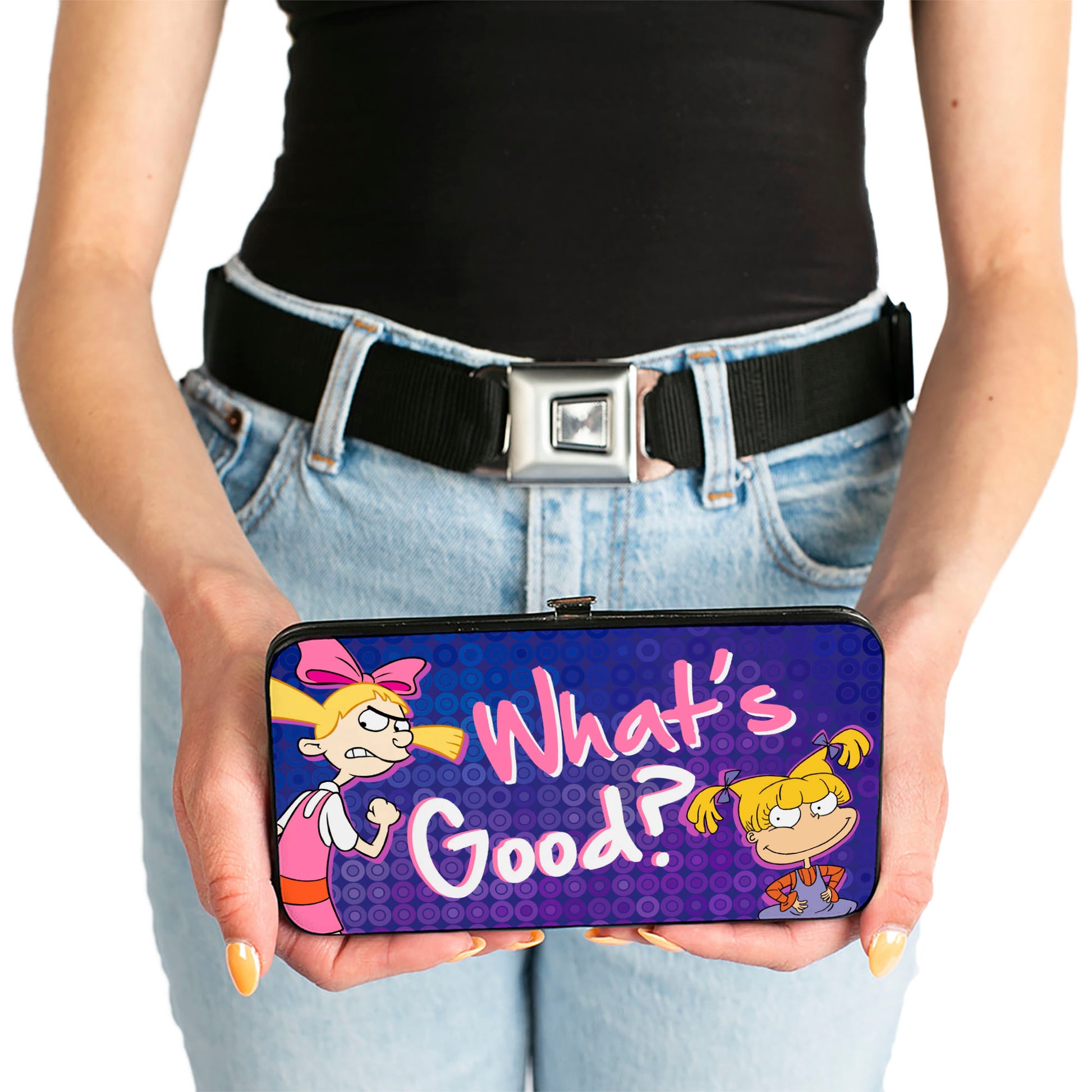 Hinged Wallet - Helga & Angelica WHAT's GOOD? Purples Hinged Wallets Nick 90s