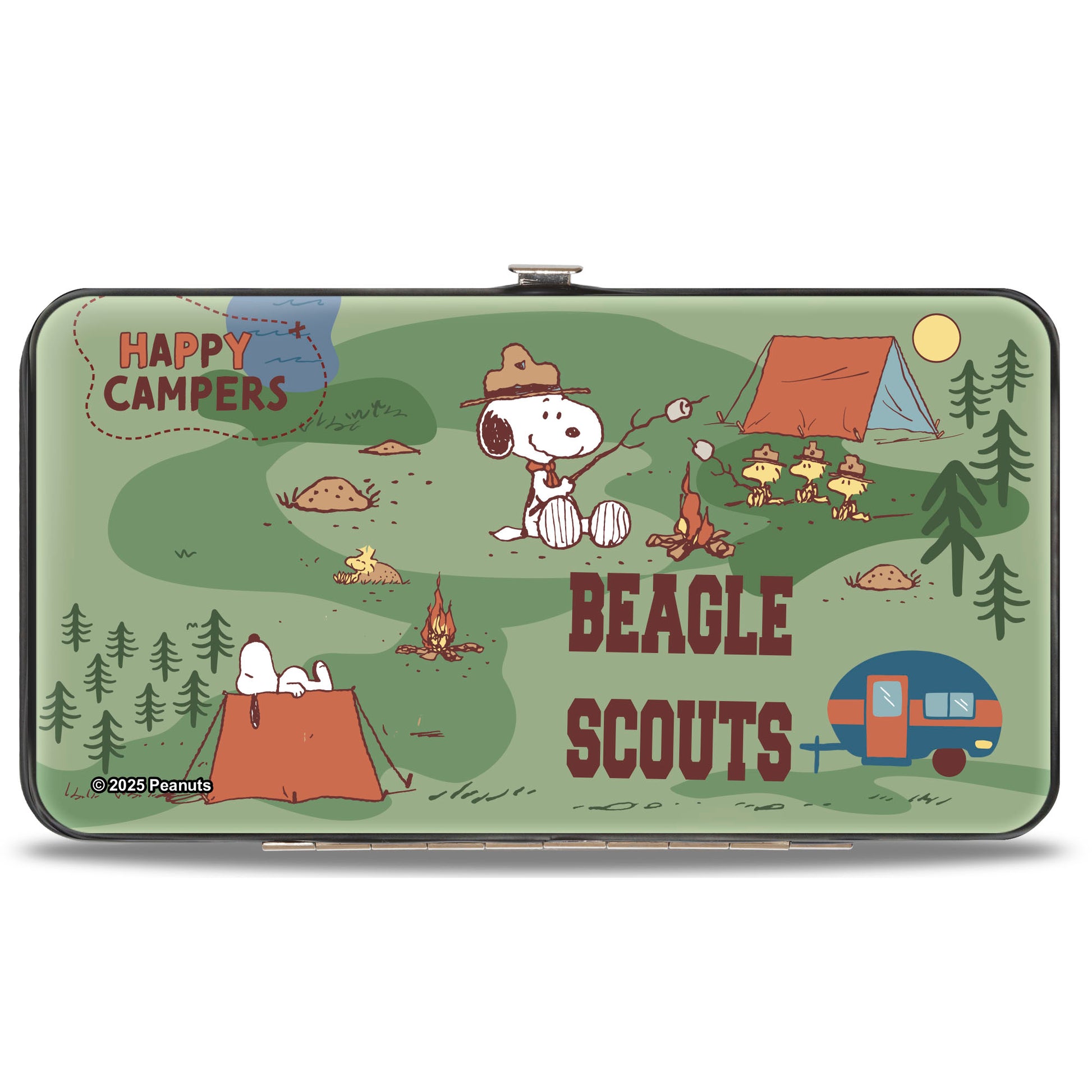 Hinged Wallet - Peanuts HAPPY CAMPER BEAGLE SCOUTS Scenes Hinged Wallets Peanuts