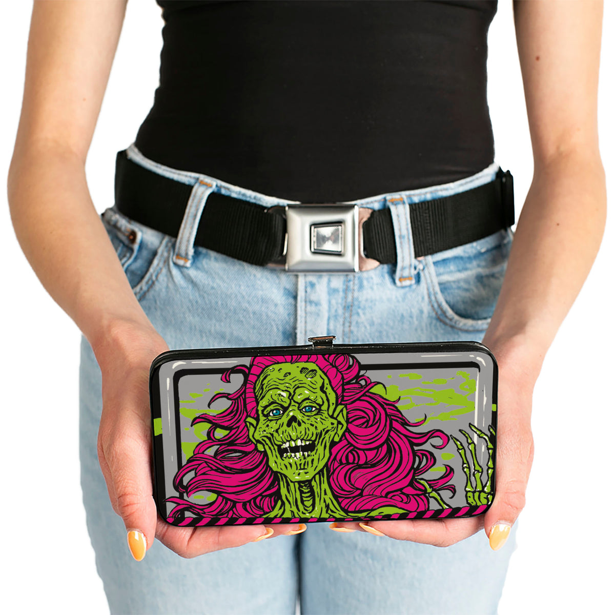 Hinged Wallet - Return of the Living Dead Lady Corpse Comic Pose Hinged Wallets Living Dead Media LLC
