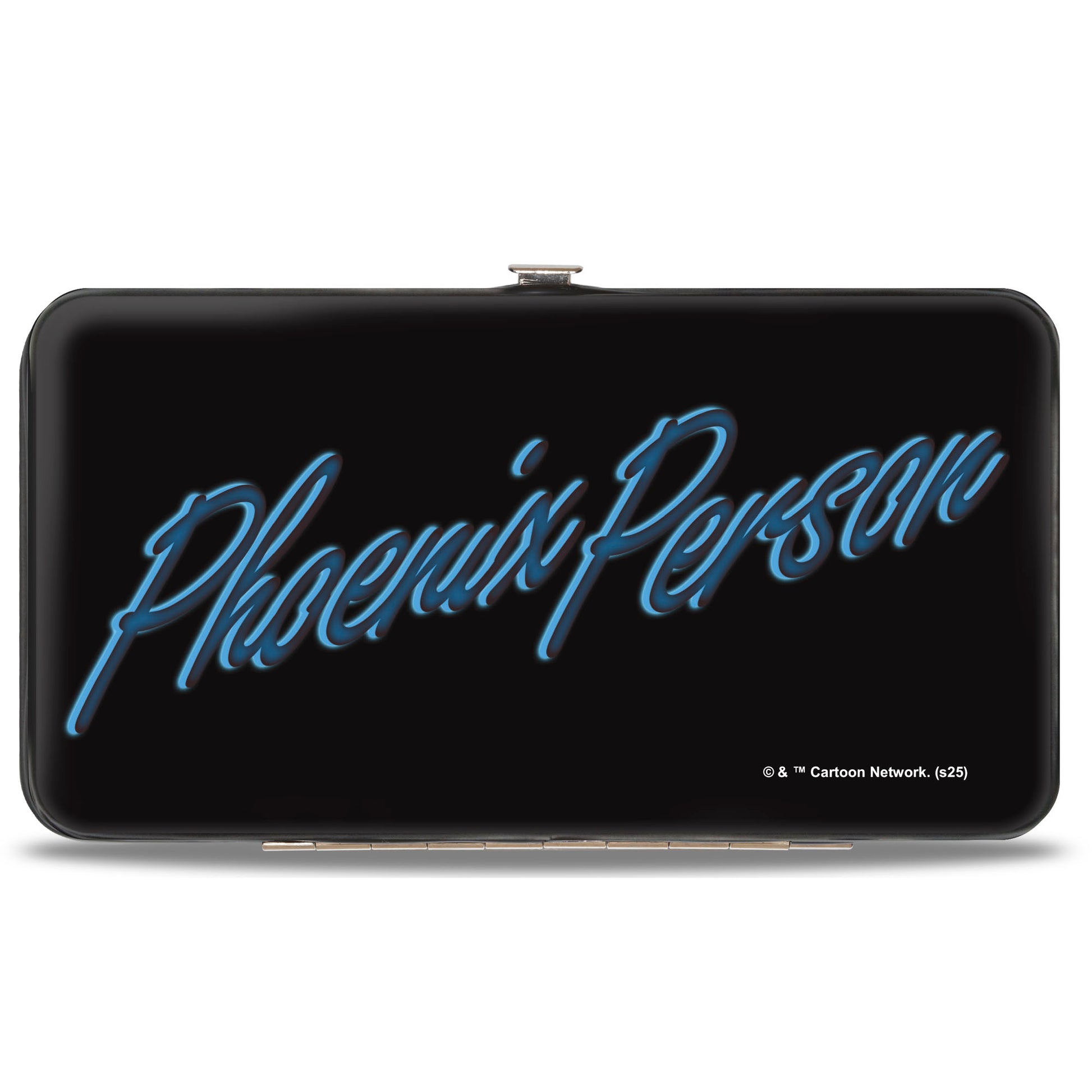 Hinged Wallet - Rick and Morty PHOENIX PERSON Electric Charge Pose Black/Reds/Blues Hinged Wallets Rick and Morty