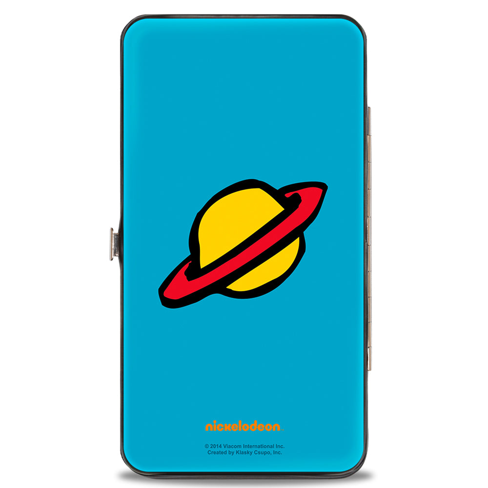 Hinged Wallet - Chuckie Pose + Saturn Blue Hinged Wallets Rugrats
