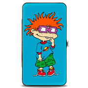 Hinged Wallet - Chuckie Pose + Saturn Blue Hinged Wallets Rugrats