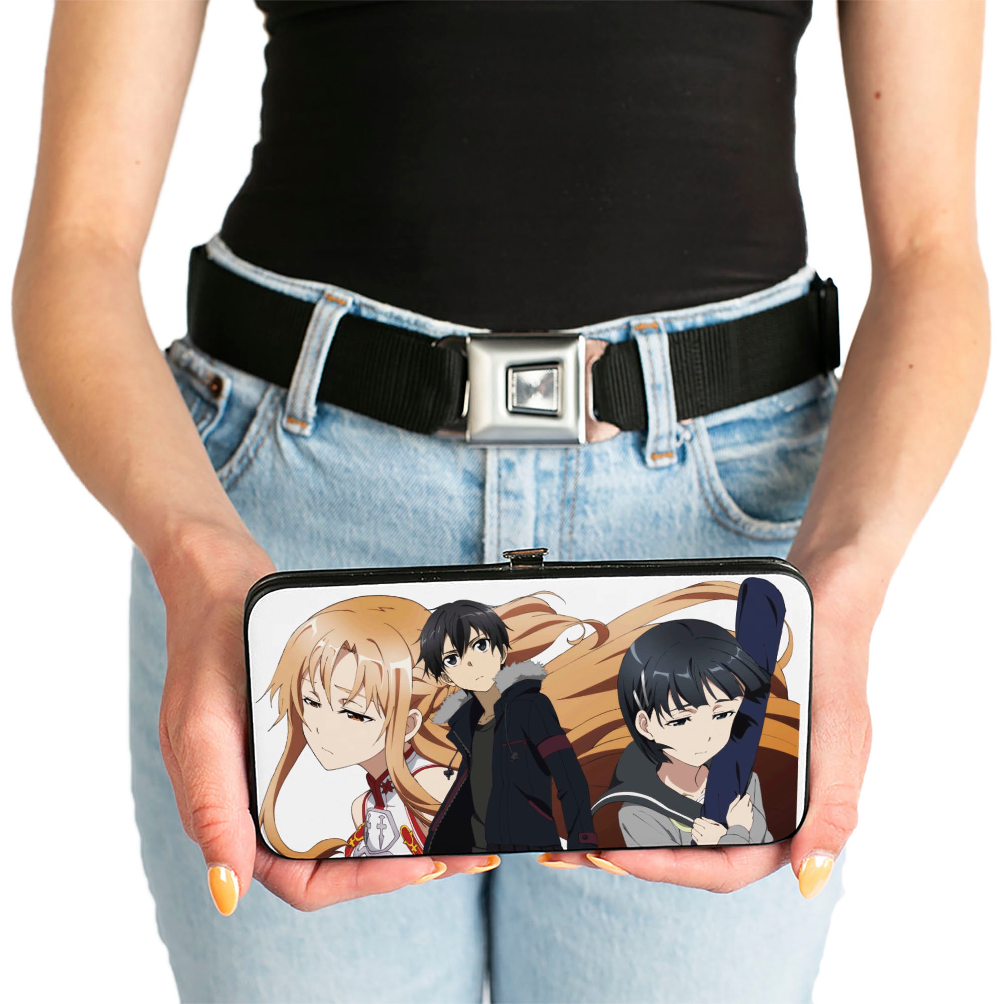 Hinged Wallet - SWORD ART ONLINE Two Kirito Scenes Hinged Wallets Sword Art Online